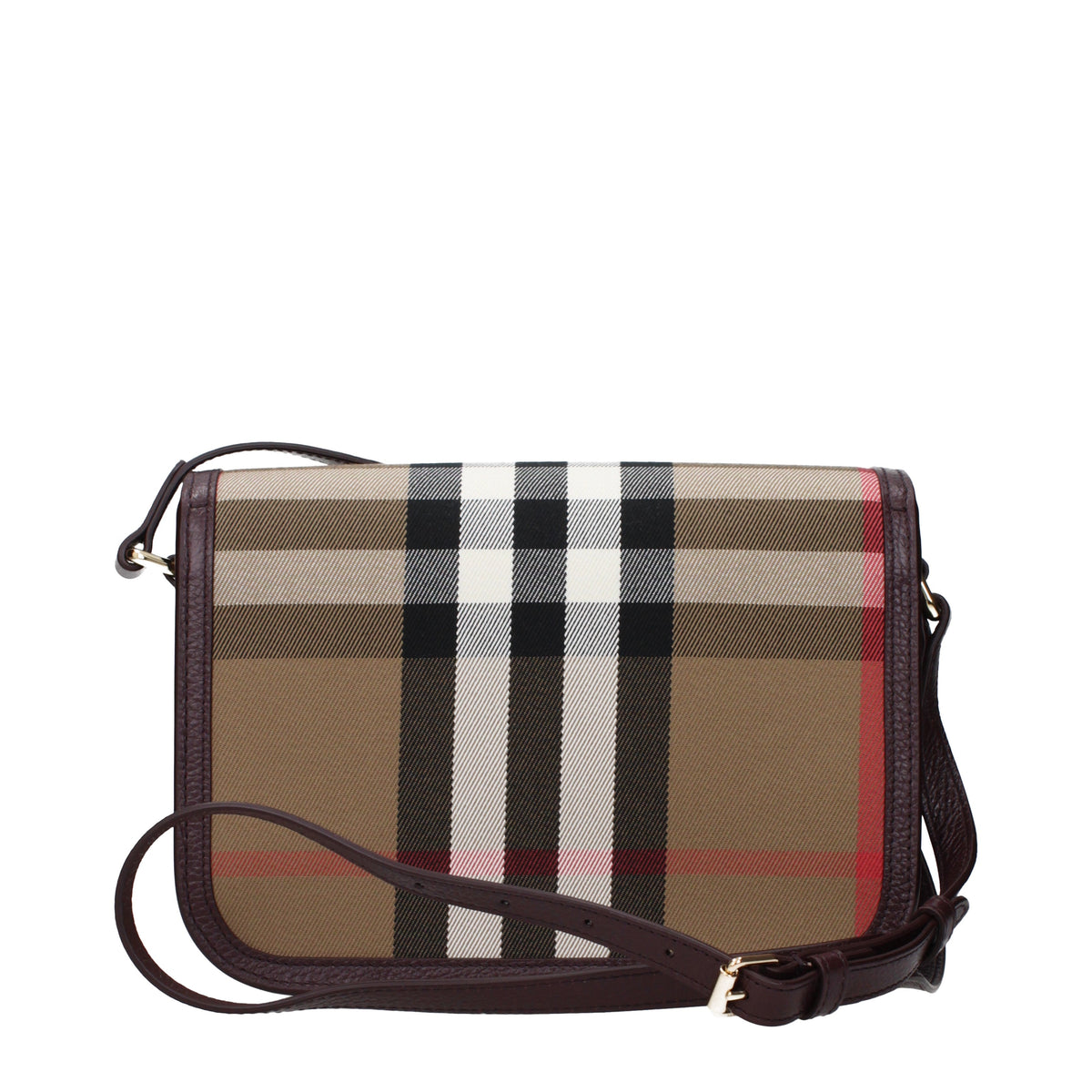 Burberry Crossbody Bags Women Fabric  Brown/Wine