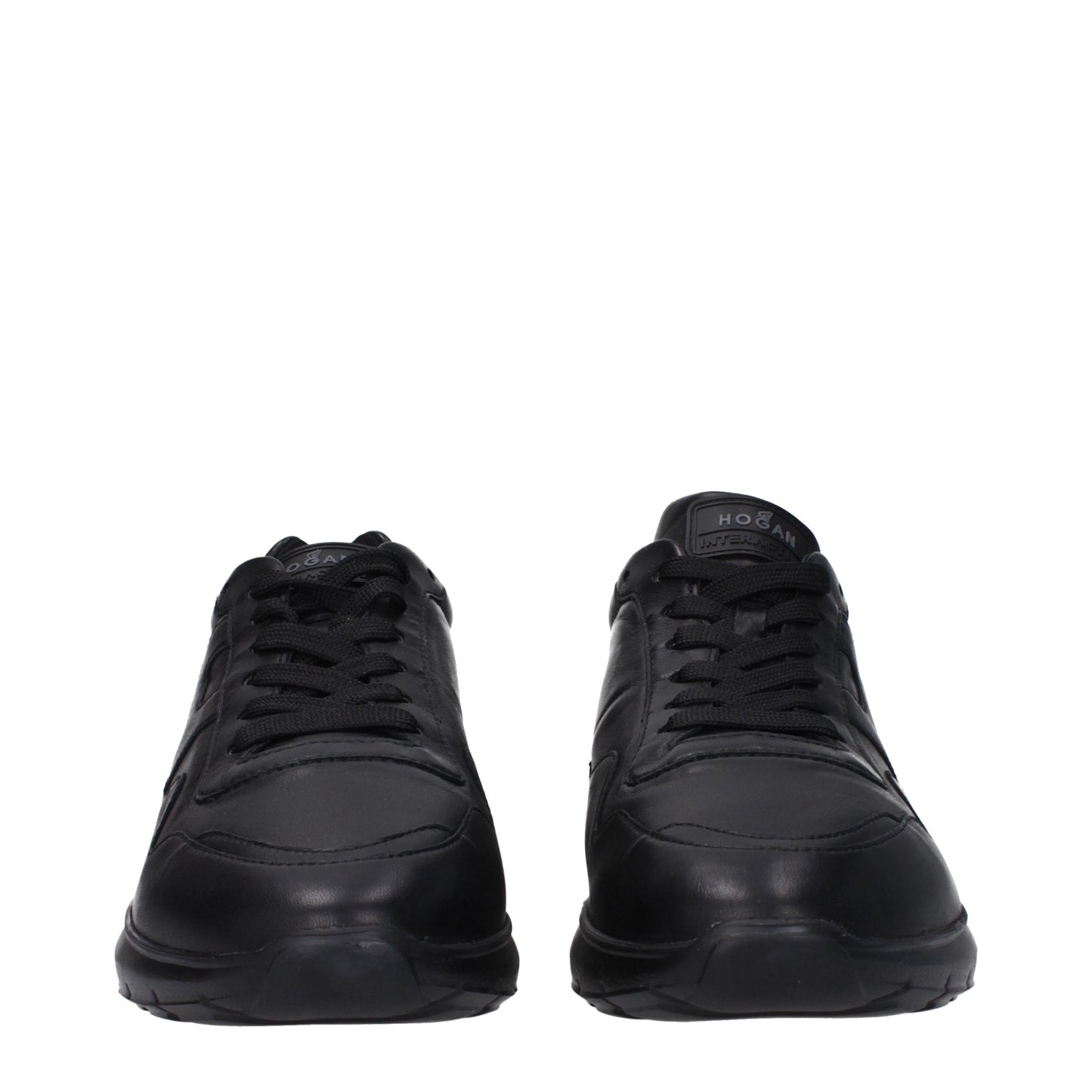 Hogan Men's Sneakers in Leather Black