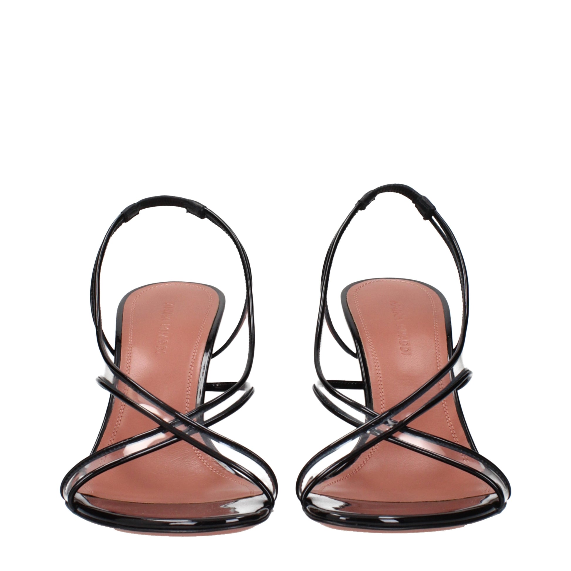 Amina Muaddi Women's Sandals Patent Leather