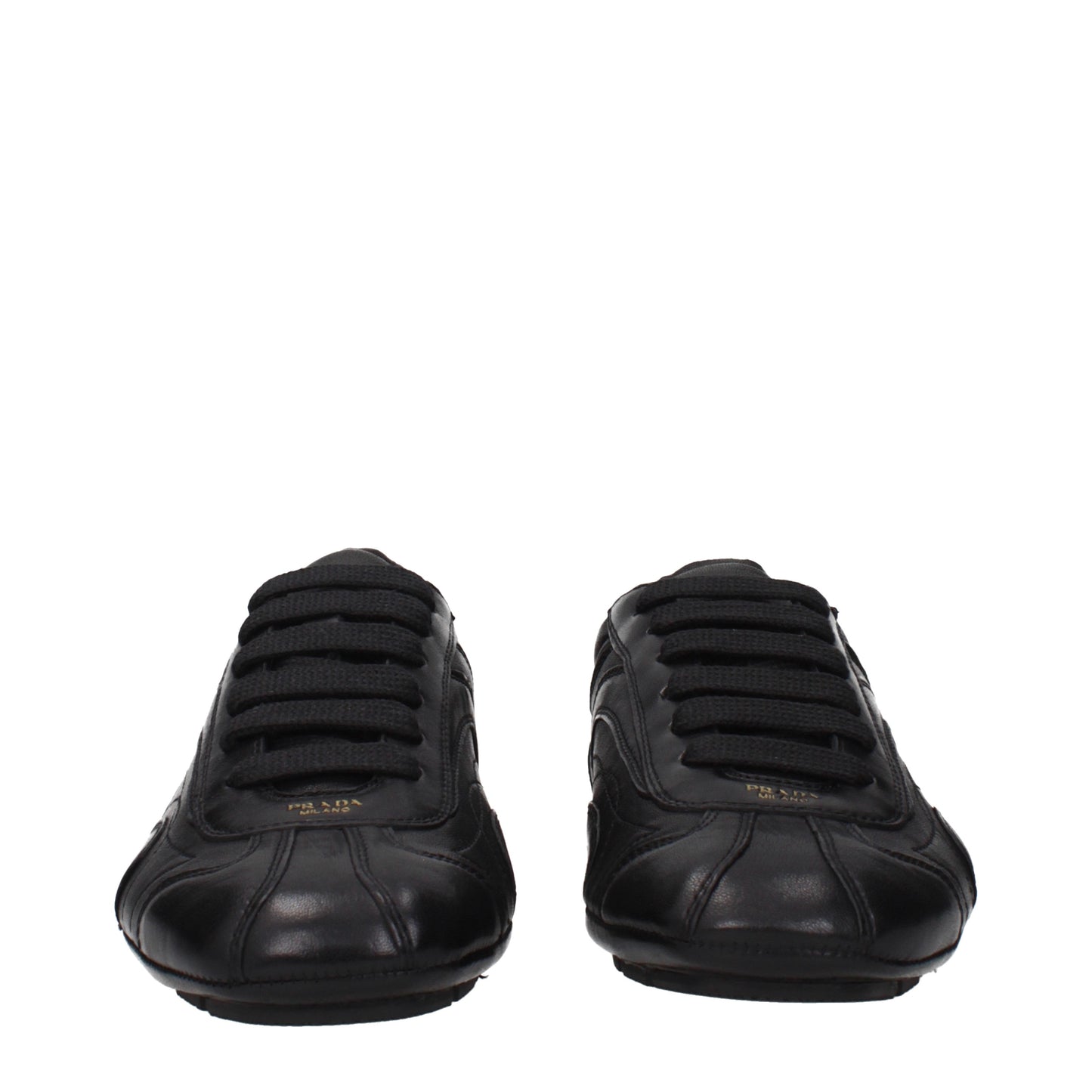 Prada Sneakers Men Leather Black