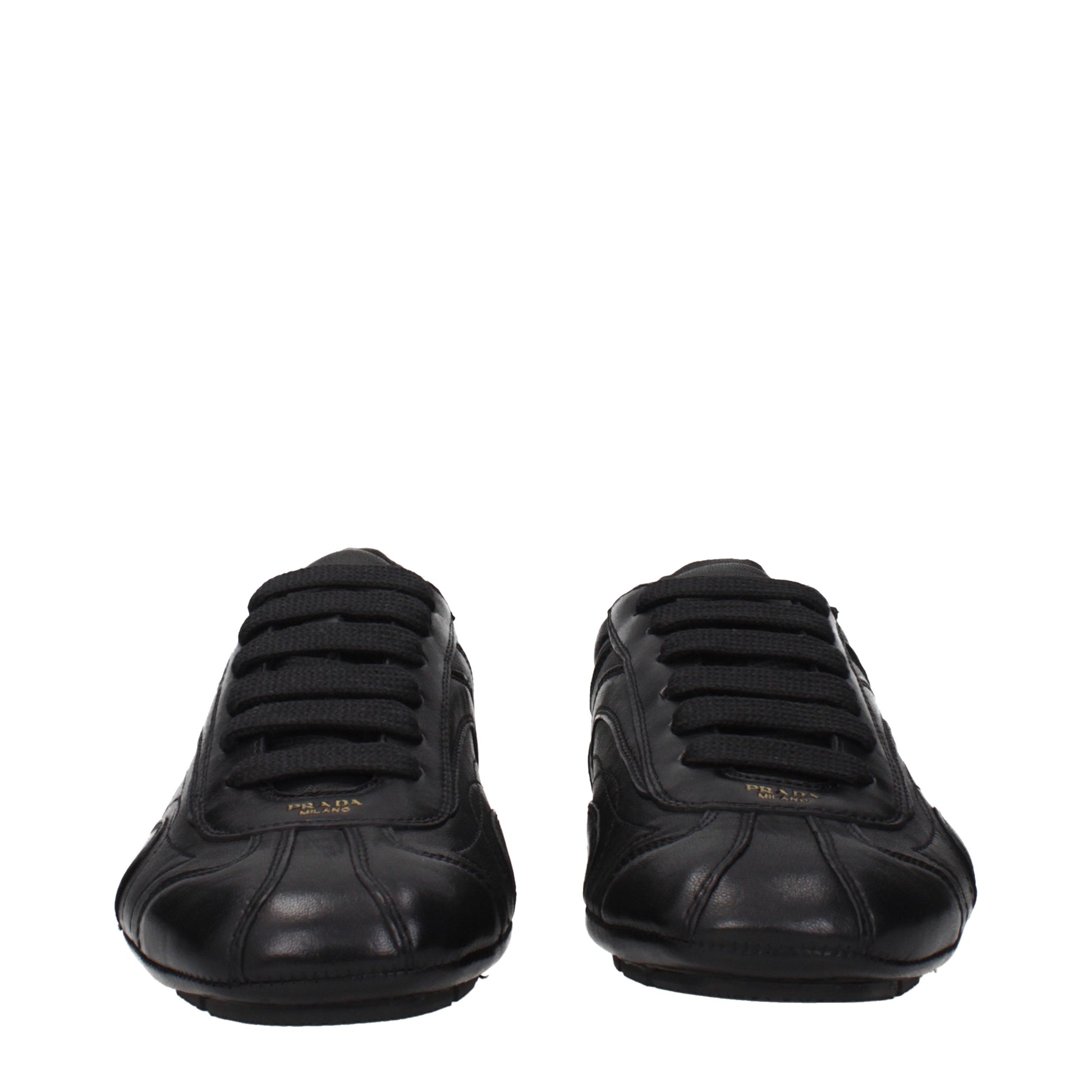 Prada Sneakers Men Leather Black