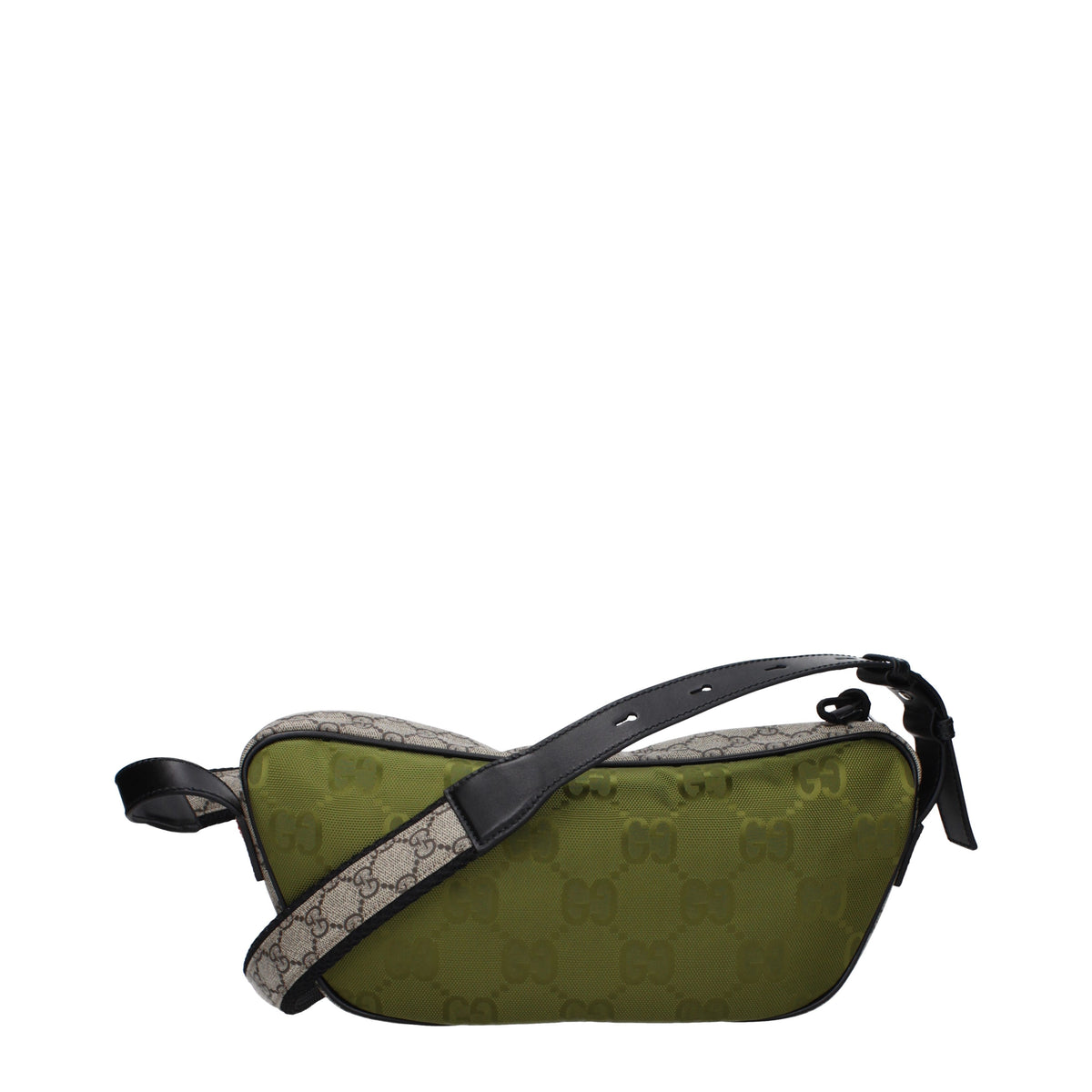 Gucci Crossbody Bags Men Fabric  Beige/Acid Green