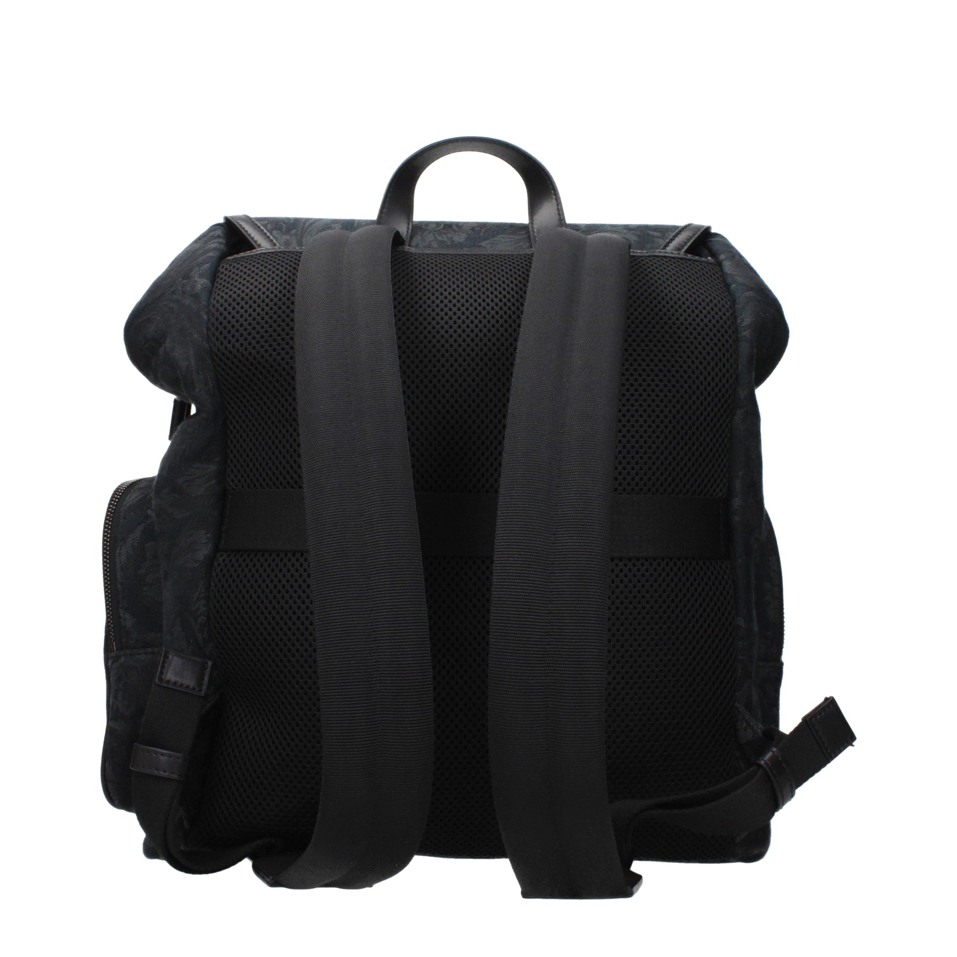 Versace Backpacks and Bumbags Men Fabric  Black