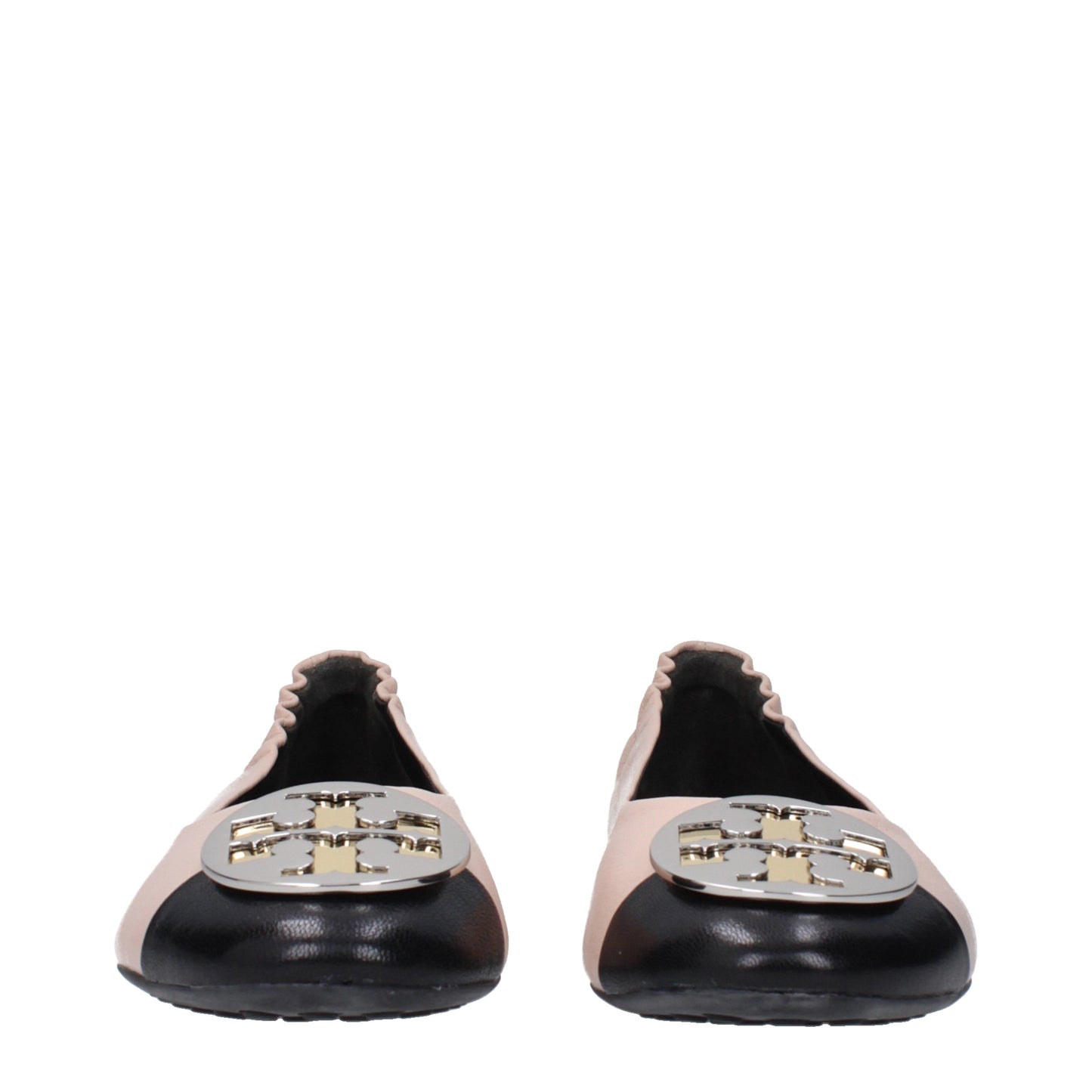 Tory Burch Ballet Flats Women Leather Pink/Black
