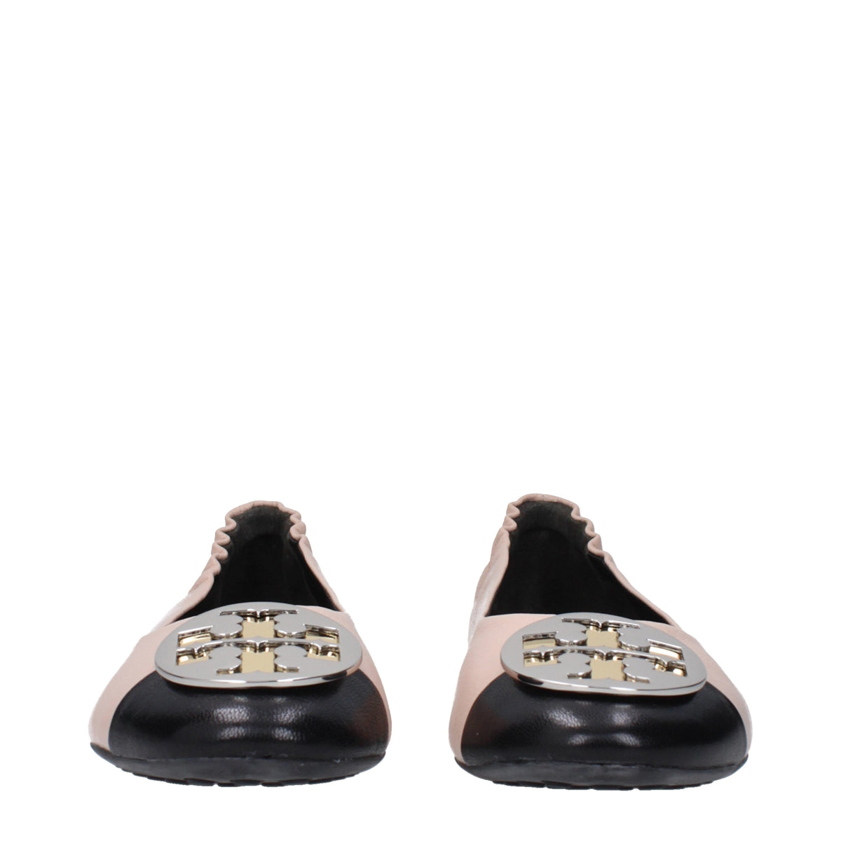 Tory Burch Ballet Flats Women Leather Pink/Black