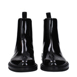 Dolce&Gabbana Ankle Boots Men Patent Leather Black