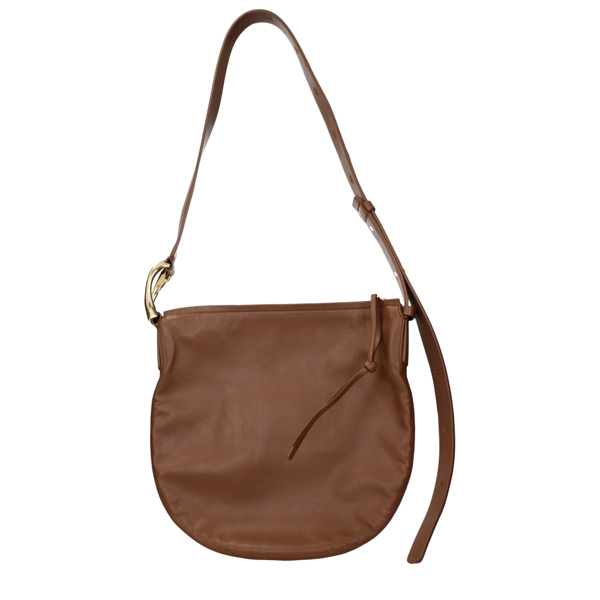 Jil Sander Crossbody Bags Women Leather Brown