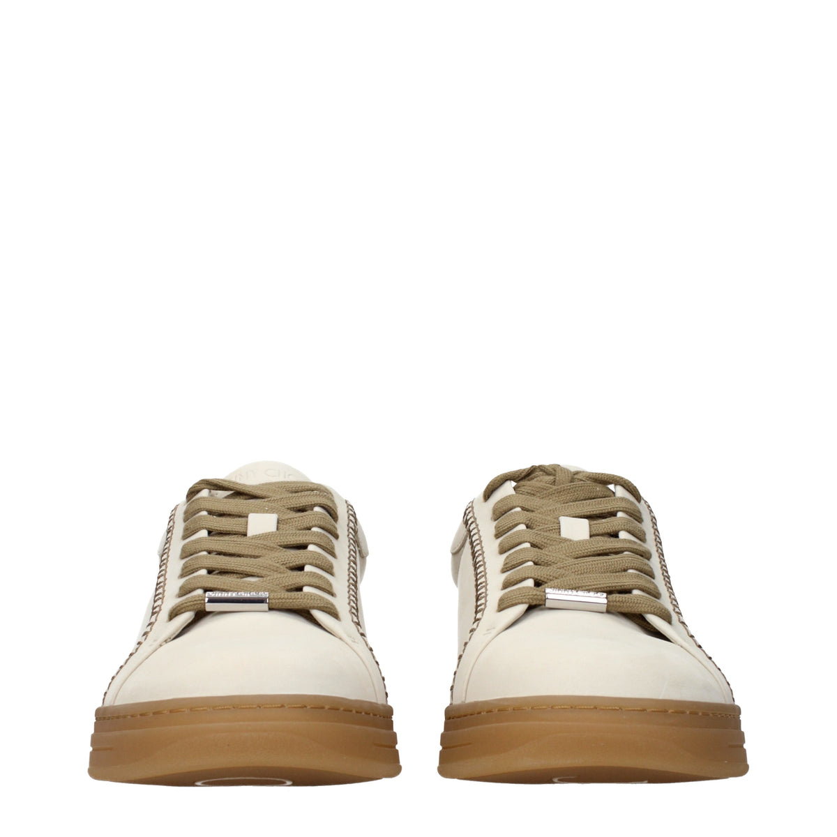 Jimmy Choo Sneakers Men Suede Beige/Khaki