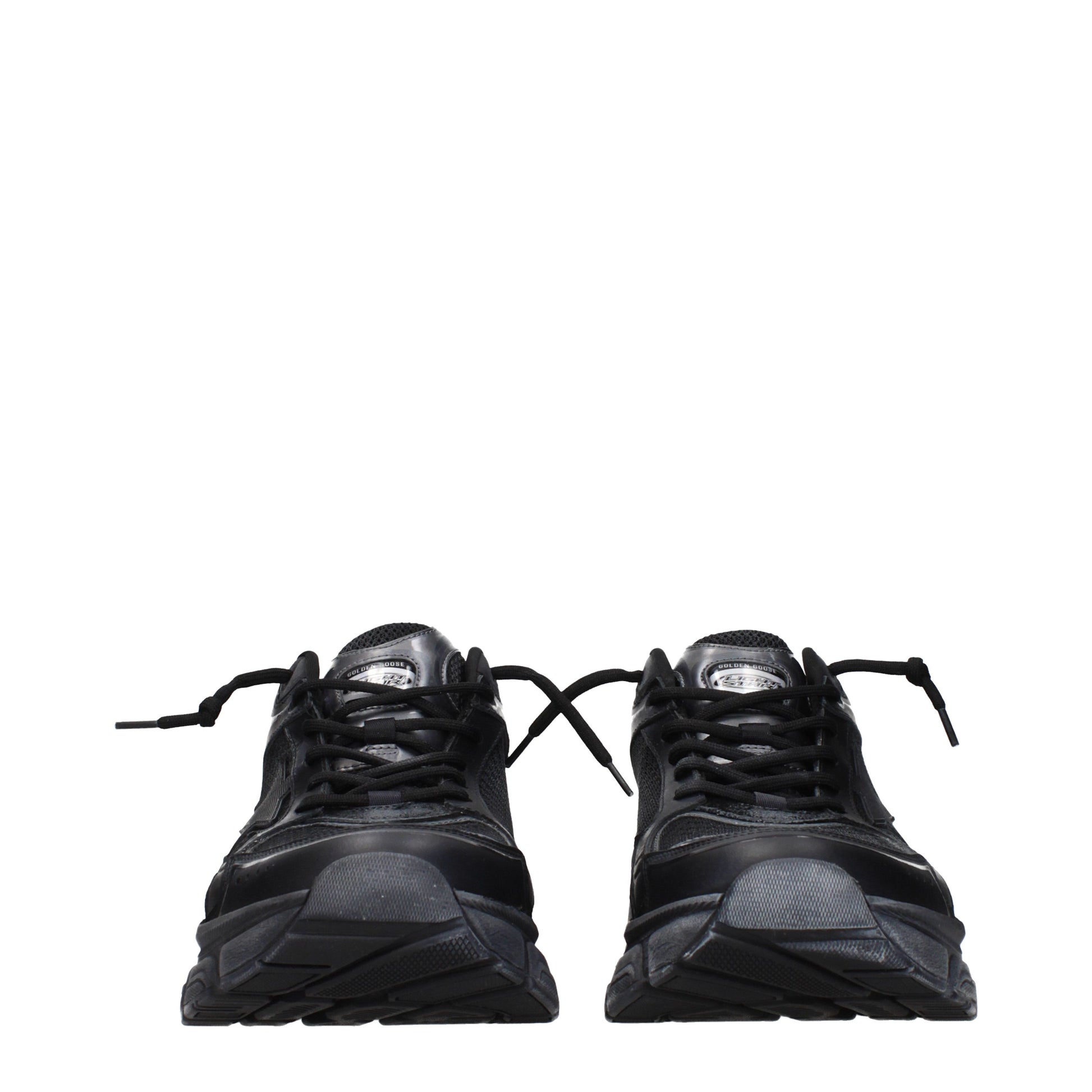Golden Goose Sneakers Men Fabric  Black