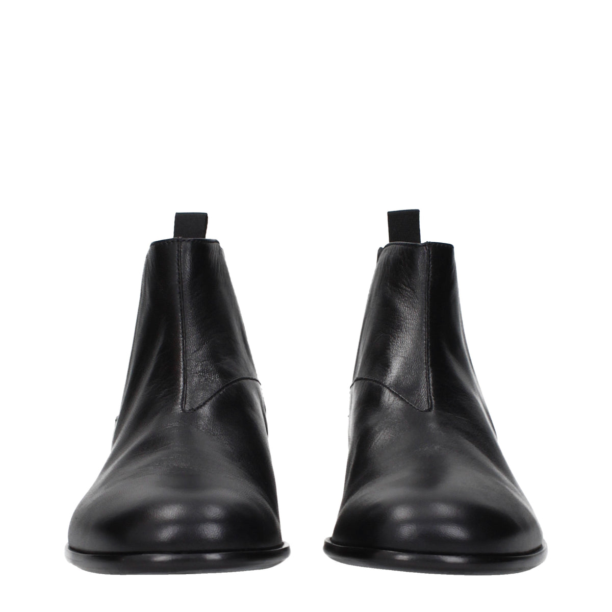 Prada Ankle Boots Women Leather Black