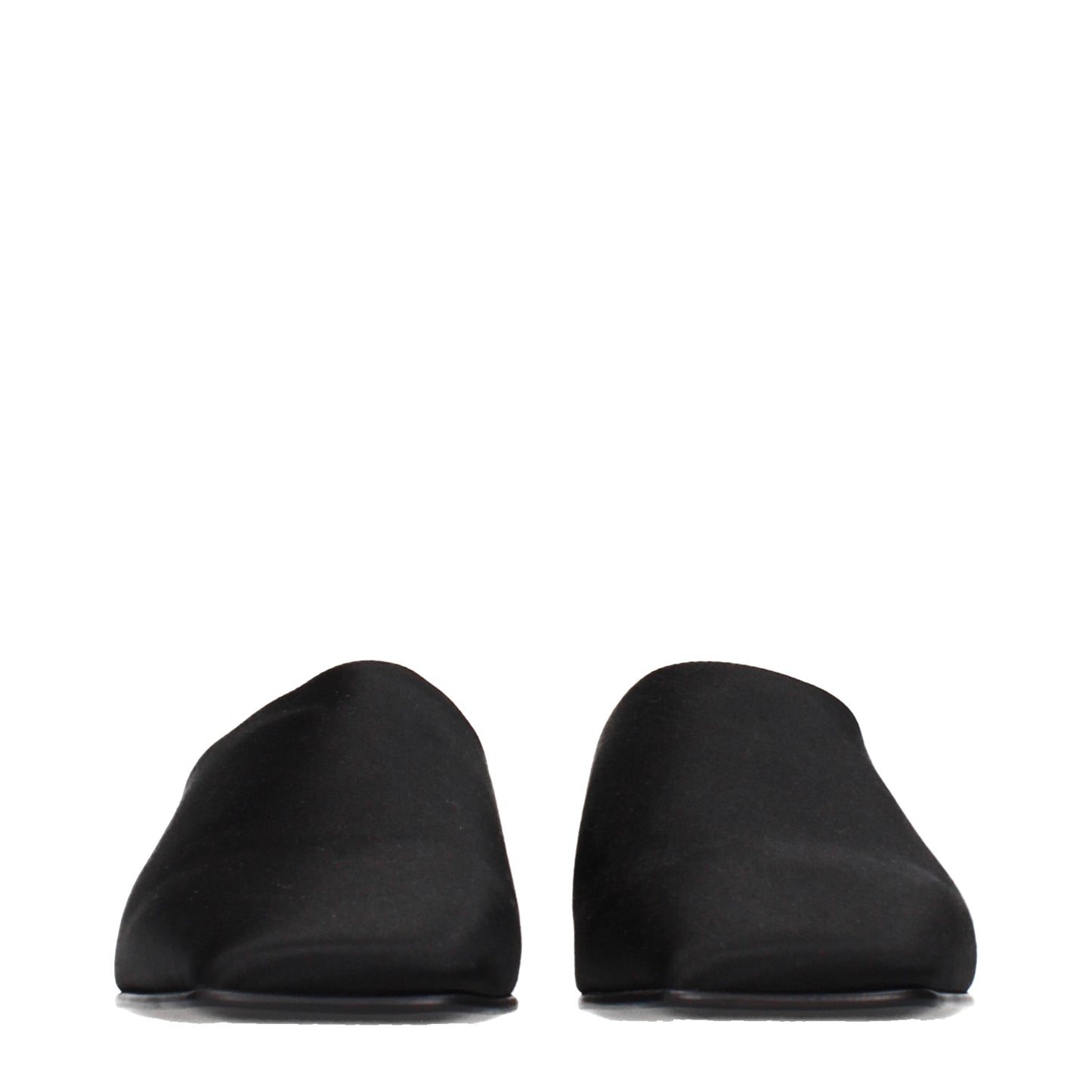 Loro Piana Slippers and Clogs Women Satin Black
