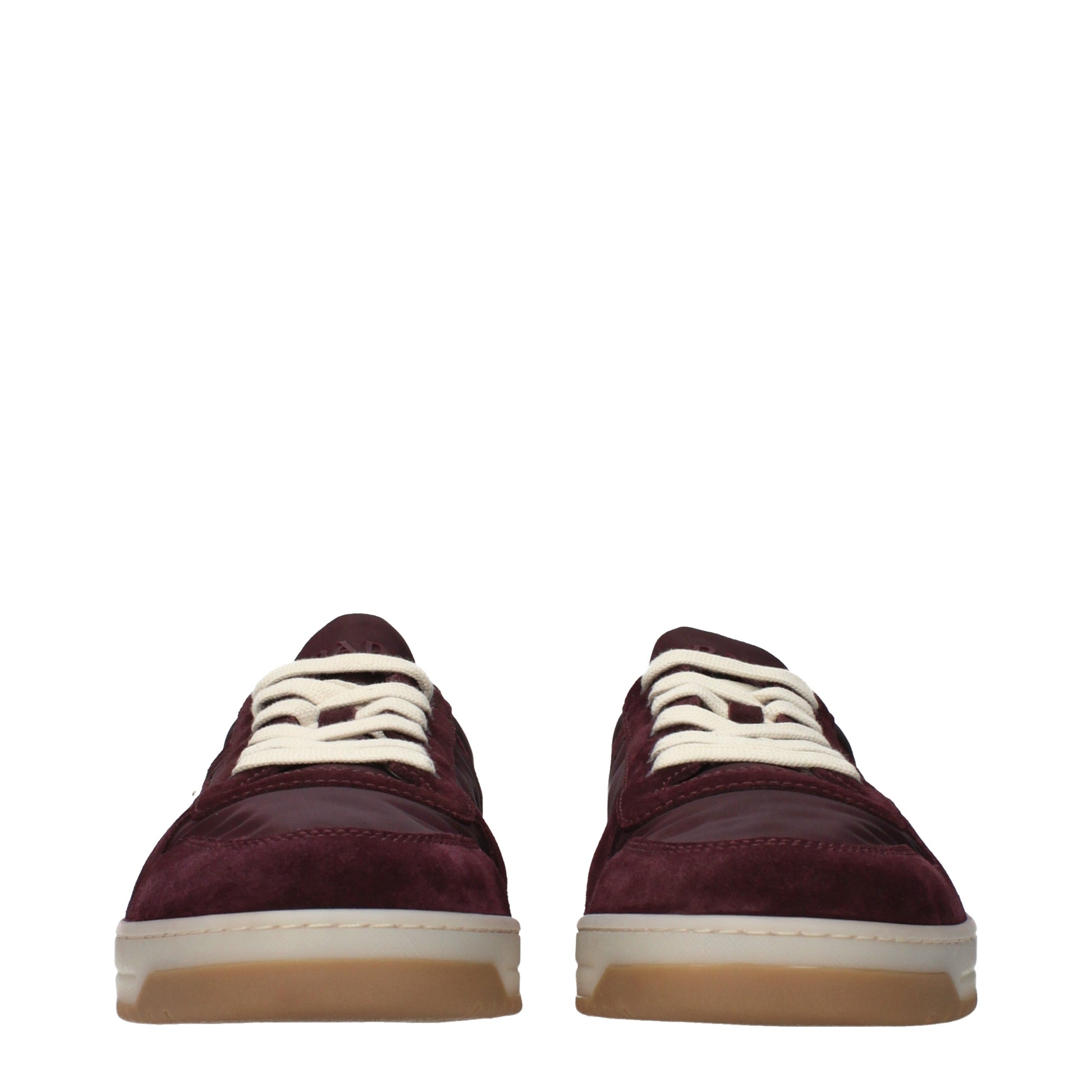 Prada Sneakers Men Nylon Red/Bordeaux