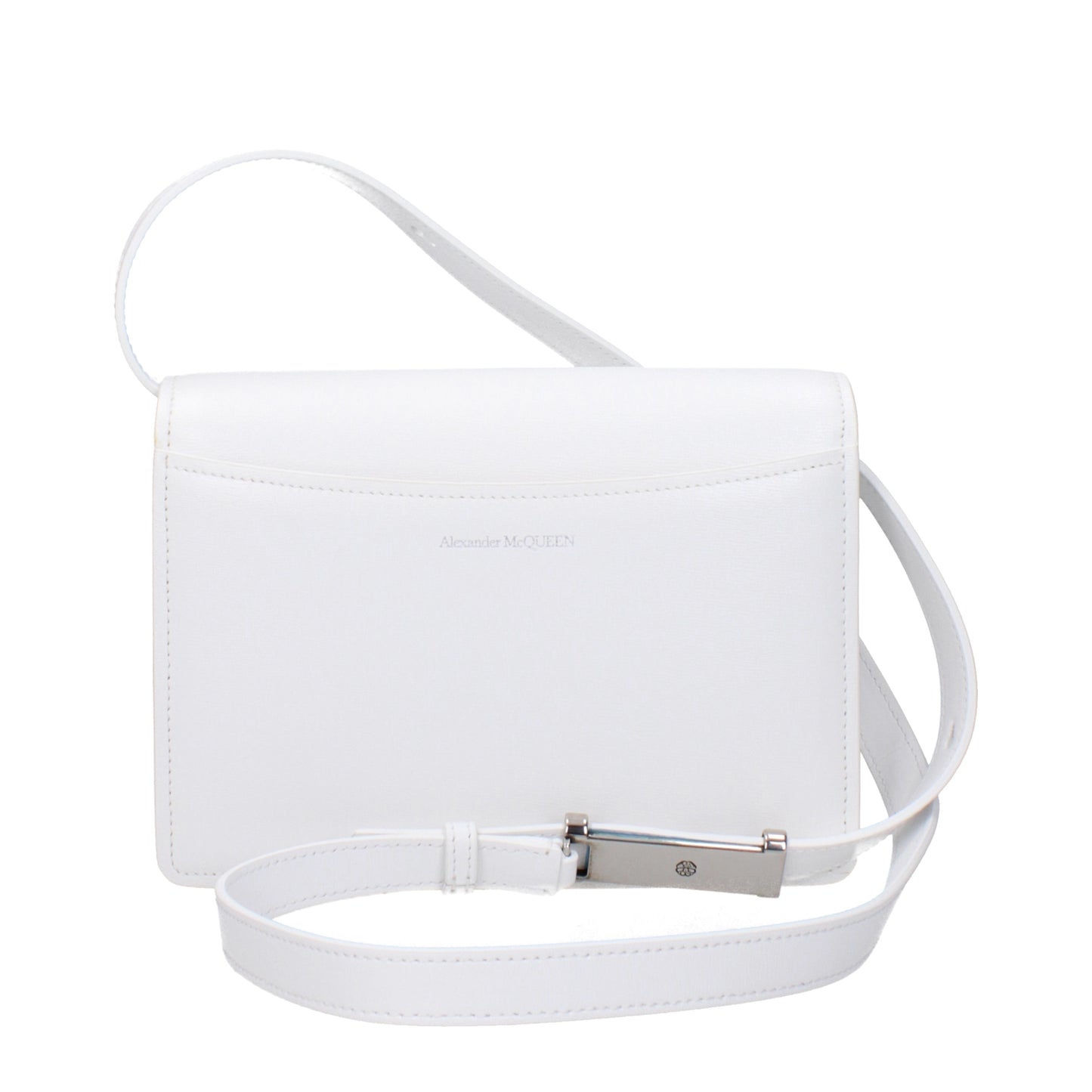 Alexander McQueen Crossbody Bags Women Leather White