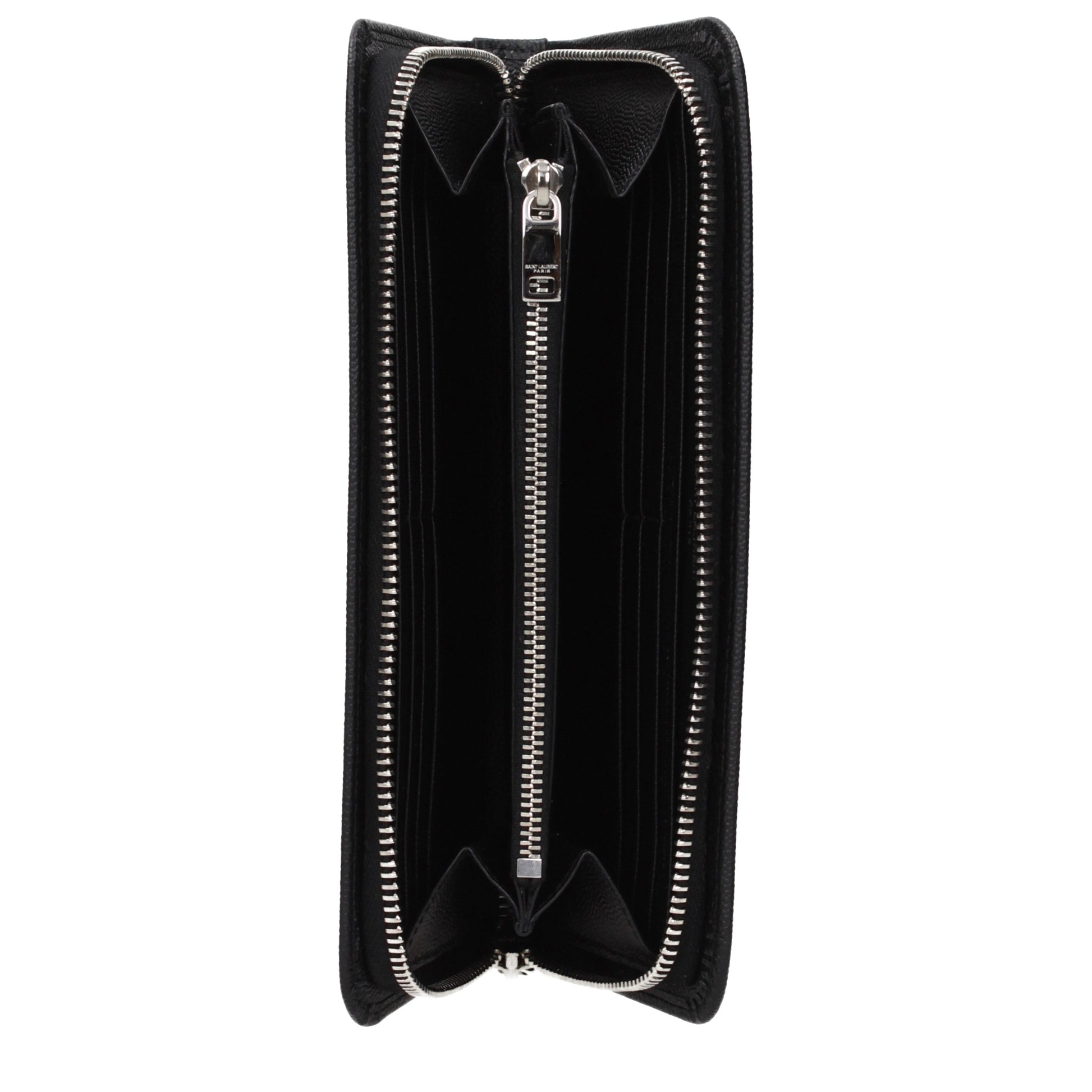 Saint Laurent Wallets Men Leather Black