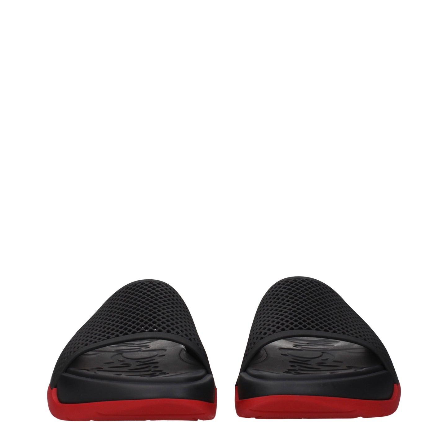 Louboutin Slippers and Clogs Men Rubber Black