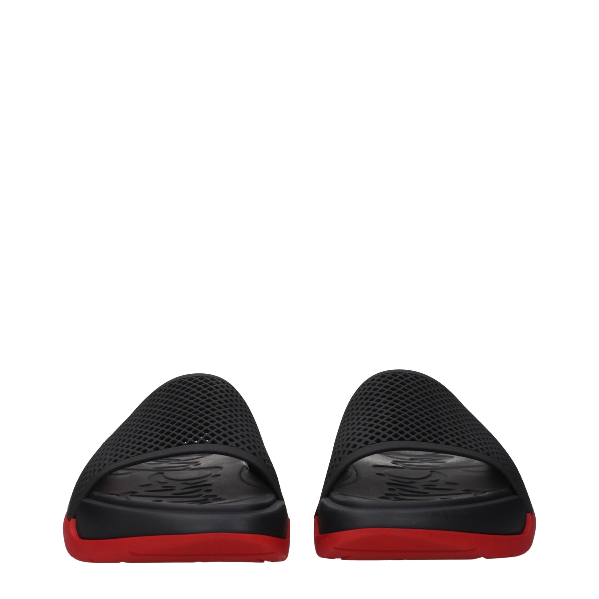 Louboutin Slippers and Clogs Men Rubber Black