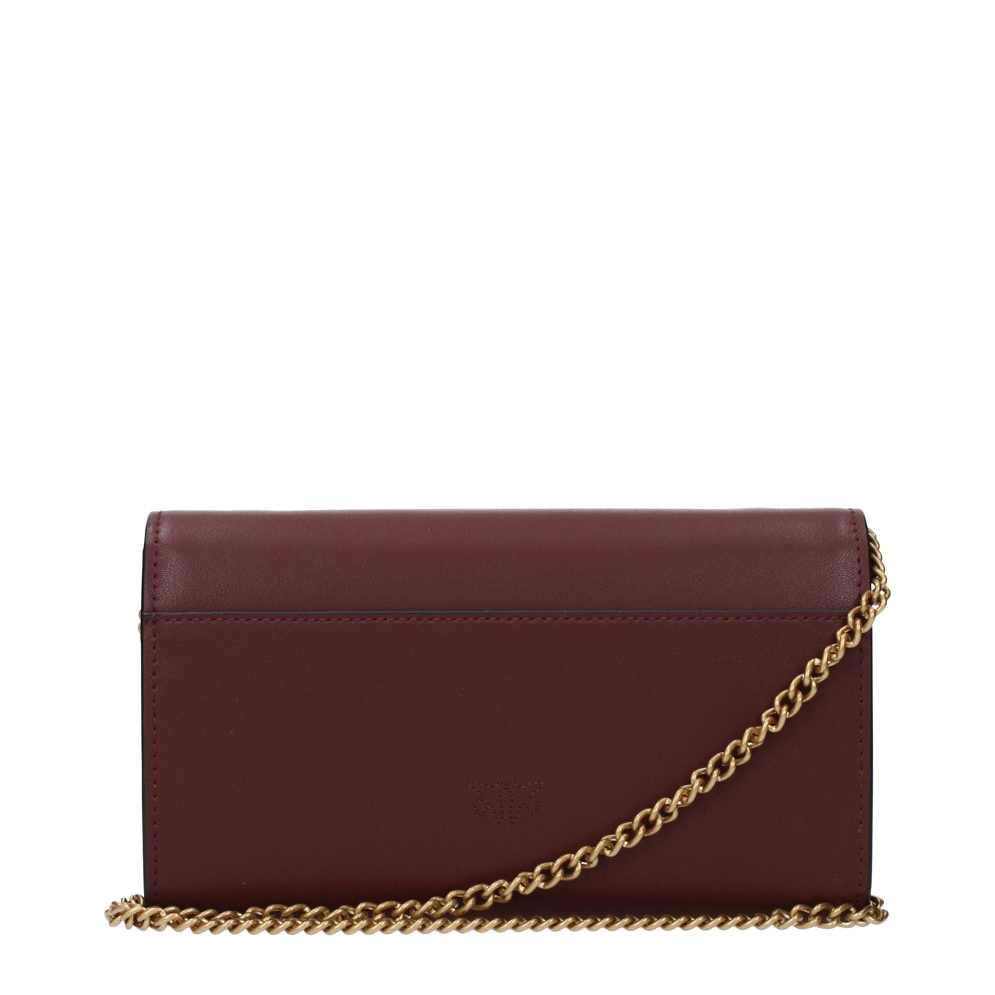 Pinko Clutches Women Leather Red/Burgundy