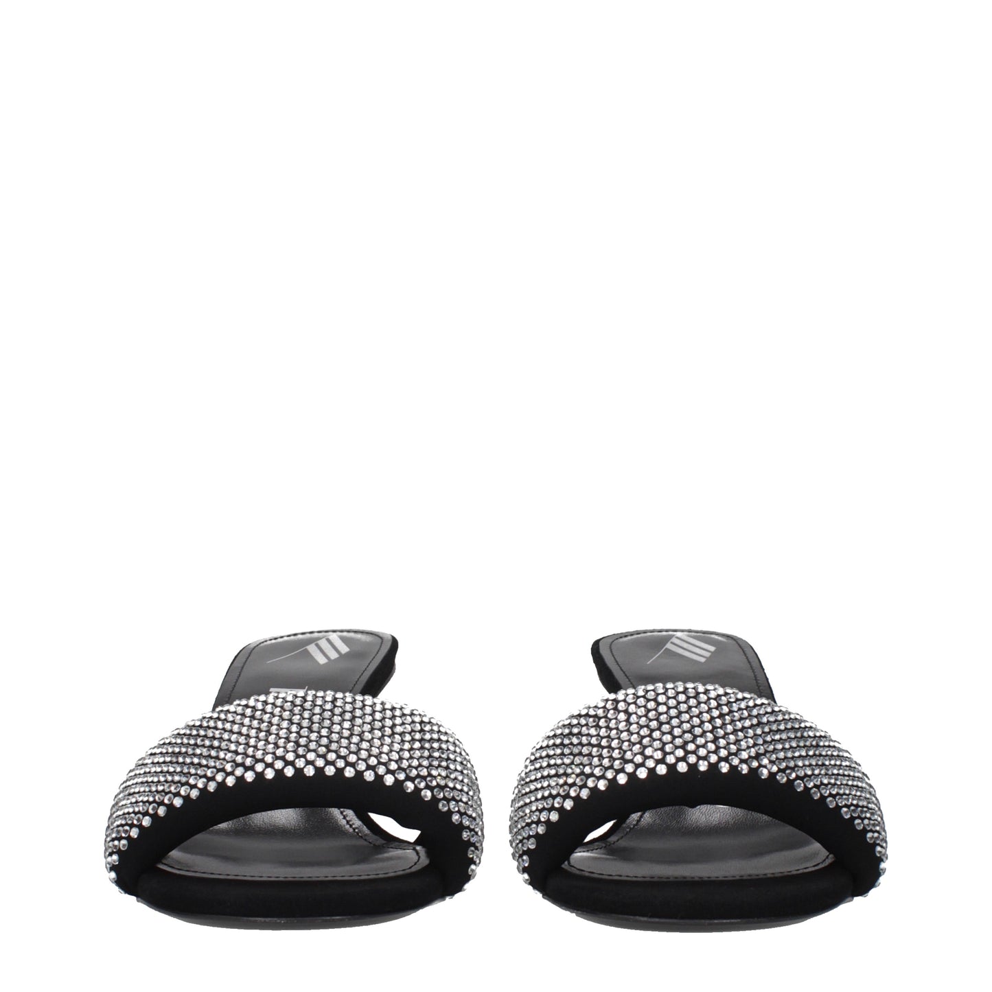 Prada Sandals Women Fabric  Black/Silver