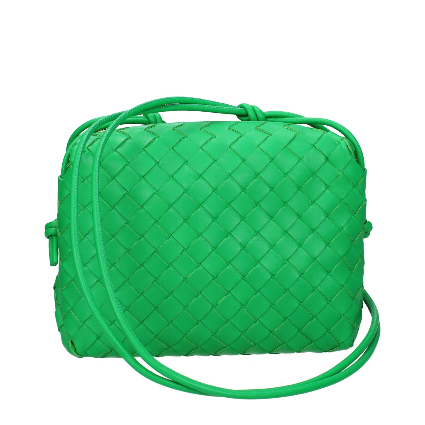 Bottega Veneta Crossbody Bags Women Leather Green/Parakeet