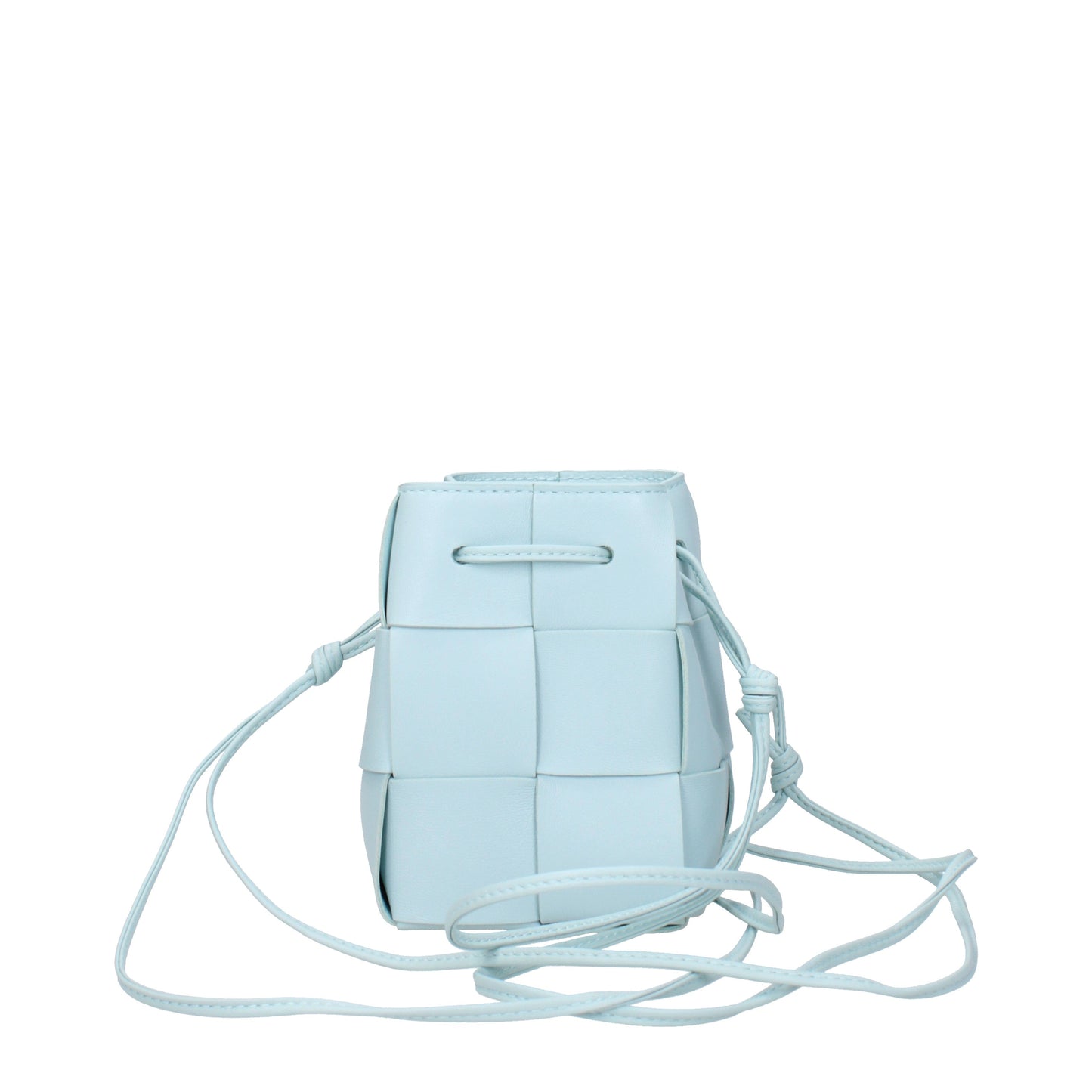 Bottega Veneta Crossbody Bags Women Leather Heavenly/Teal Washed