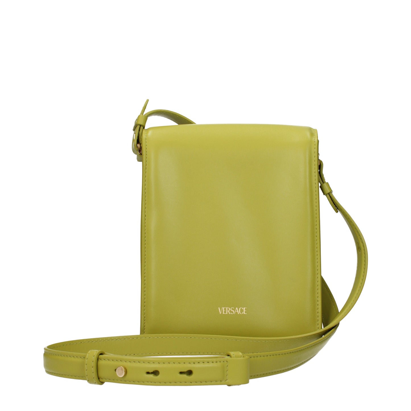 Versace Crossbody Bags Men Leather Green/Lime