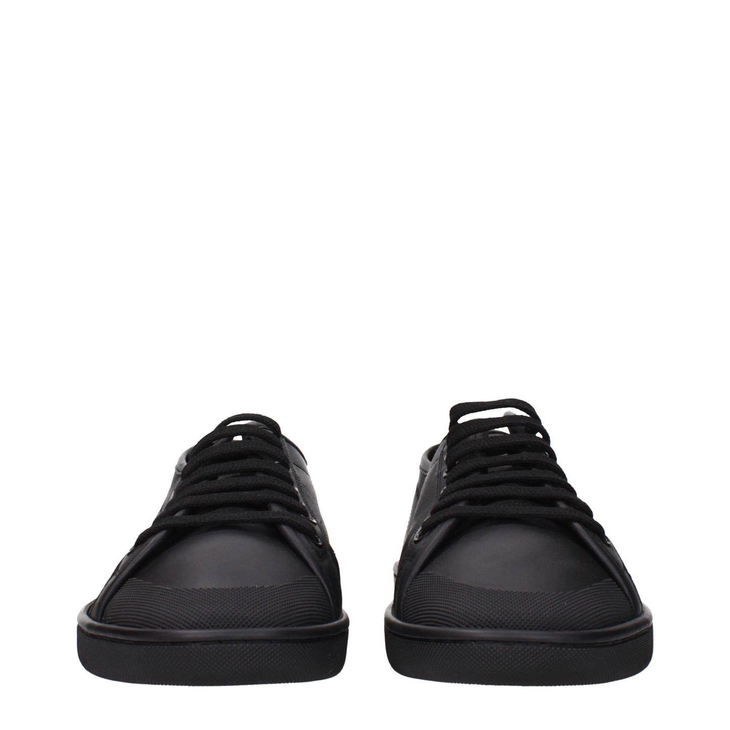 Saint Laurent Sneakers Men Leather Black