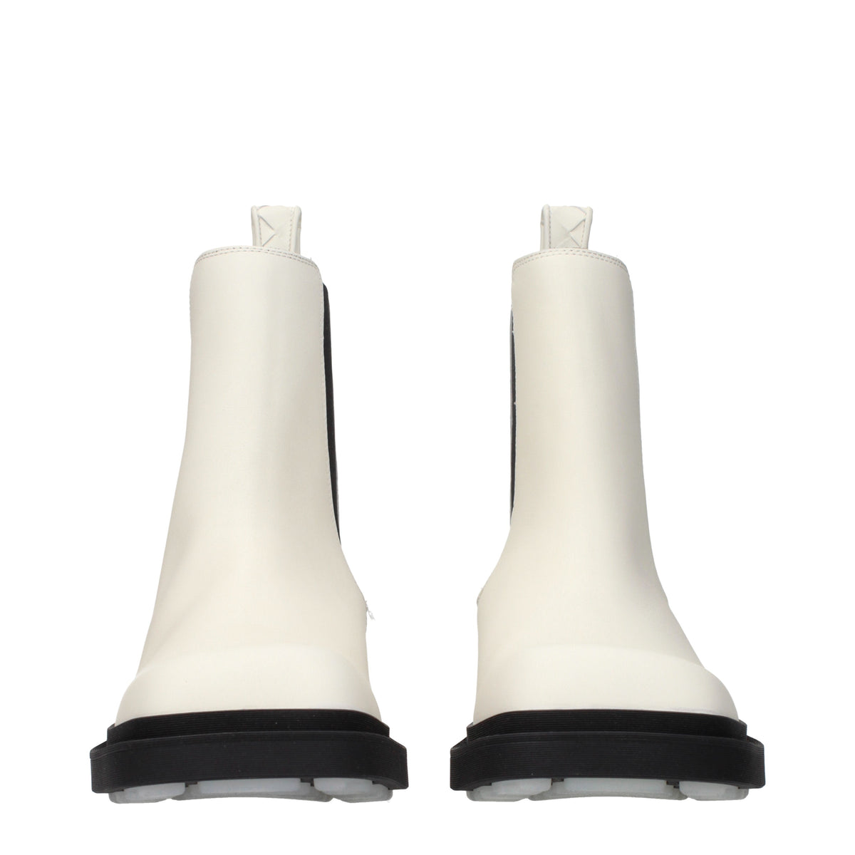 Bottega Veneta Ankle Boots Women Leather Beige/Light Ivory