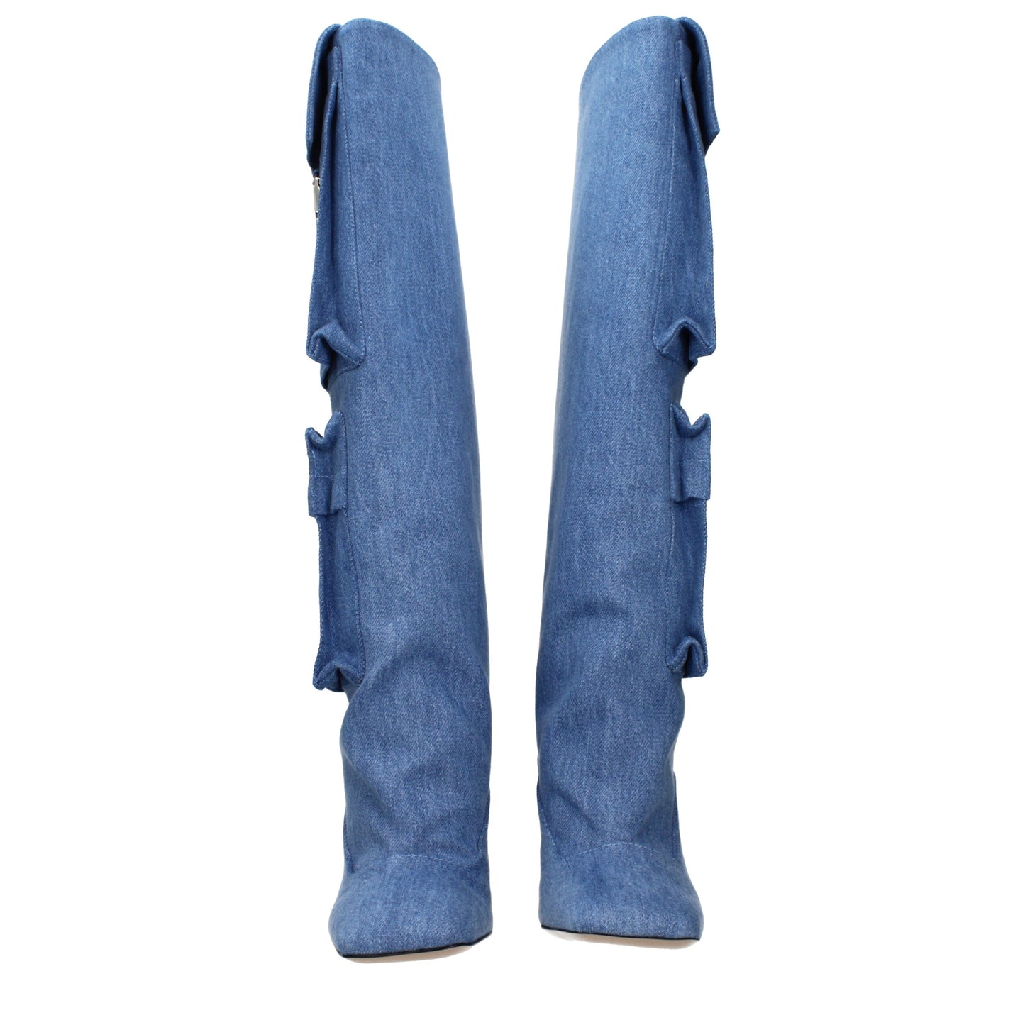 The Attico Boots Women Fabric  Heavenly/Denim