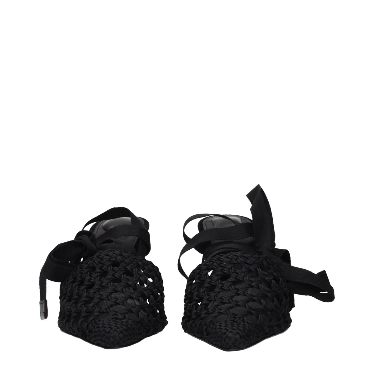 Jacquemus Sandals Women Fabric  Black