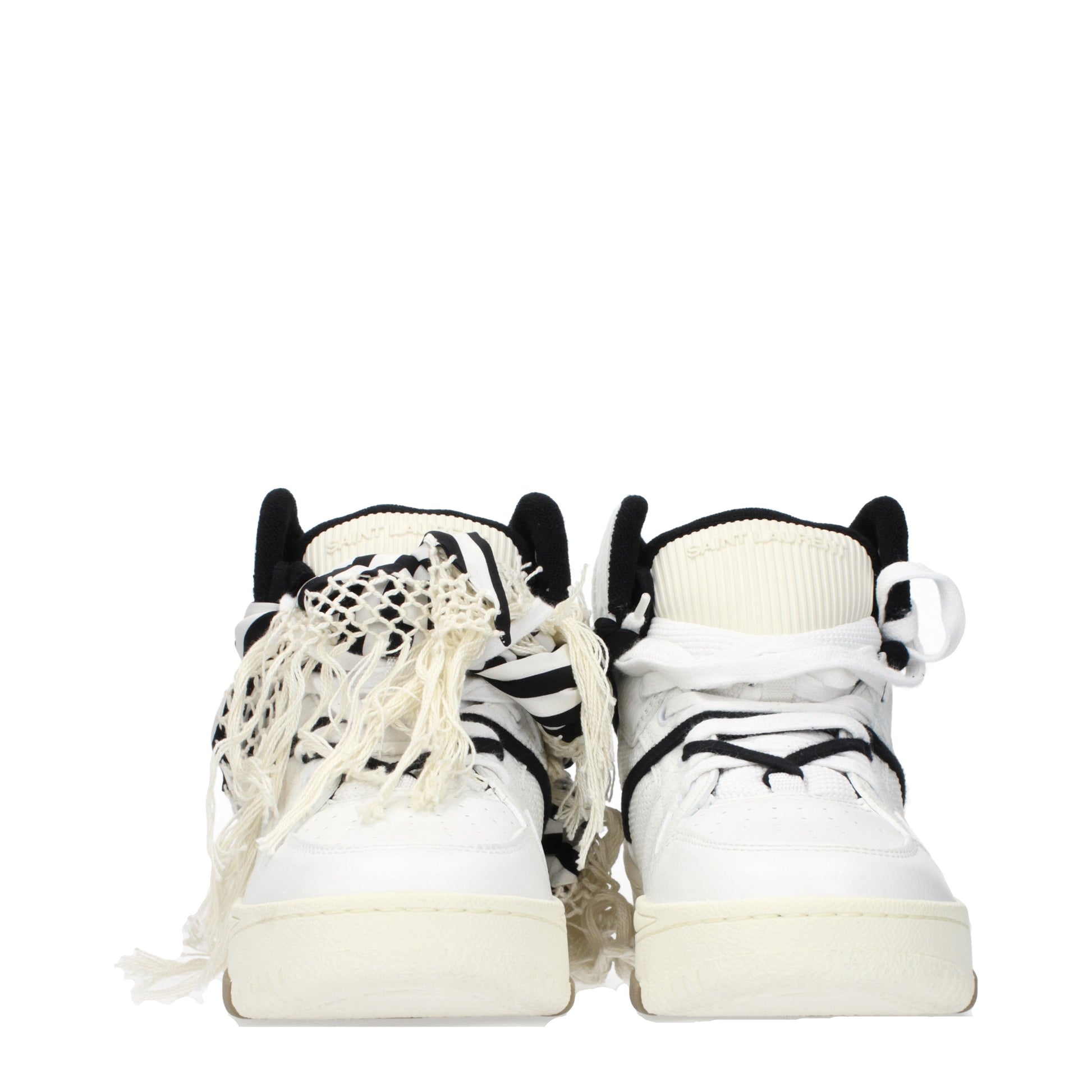 Saint Laurent Sneakers Men Leather White