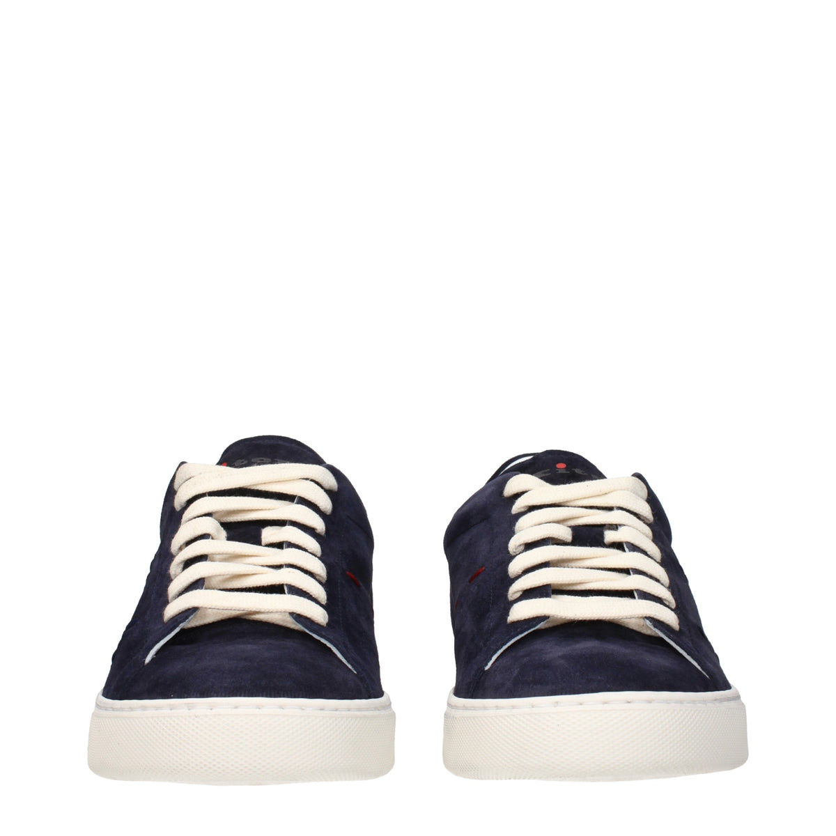 Kiton Sneakers Men Suede Blue