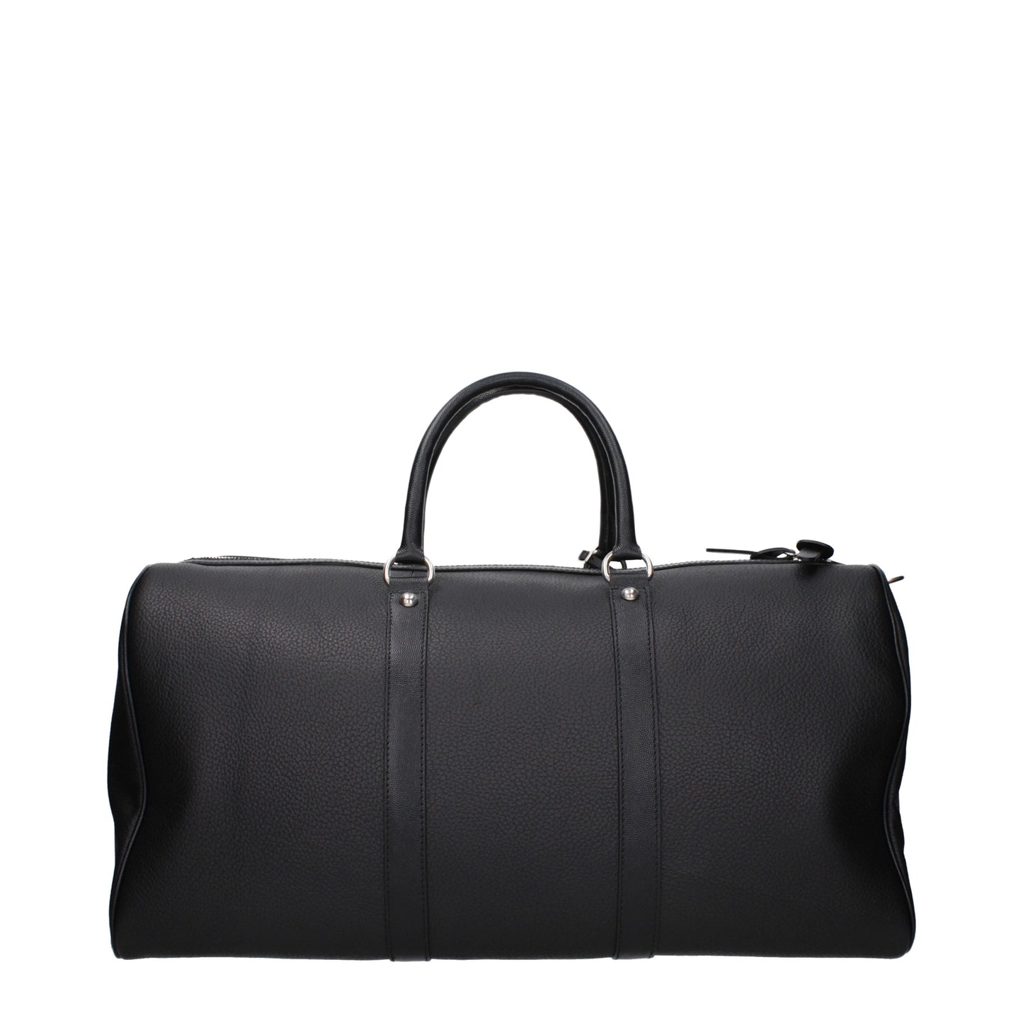 Kiton Travel Bags Men Leather Black