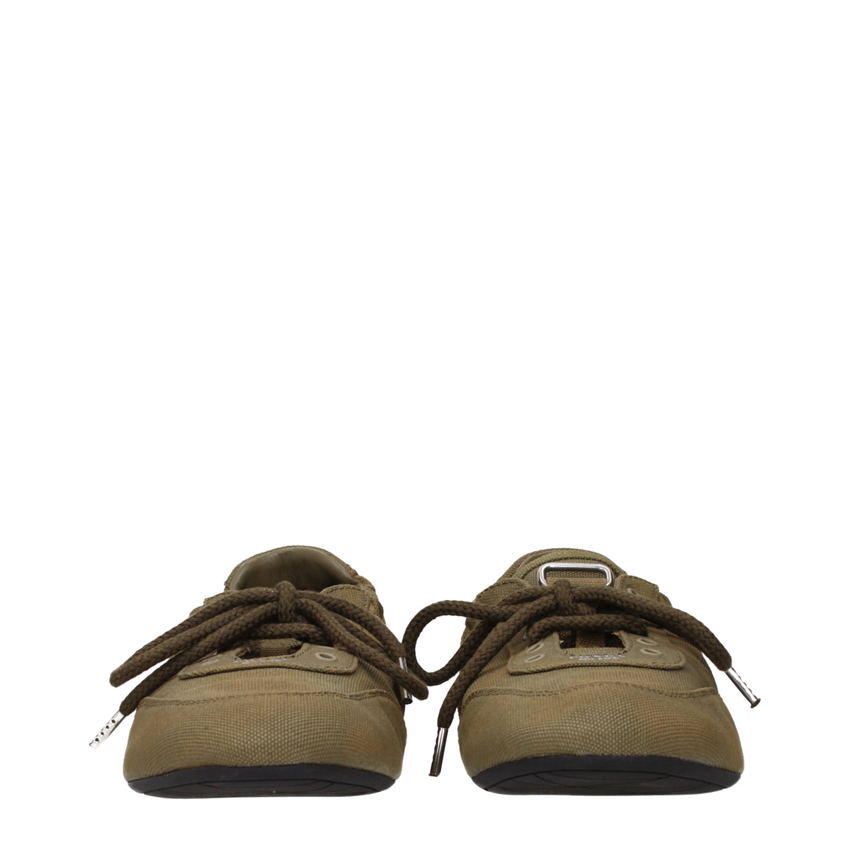 Prada Sneakers Women Fabric  Green/Military Green