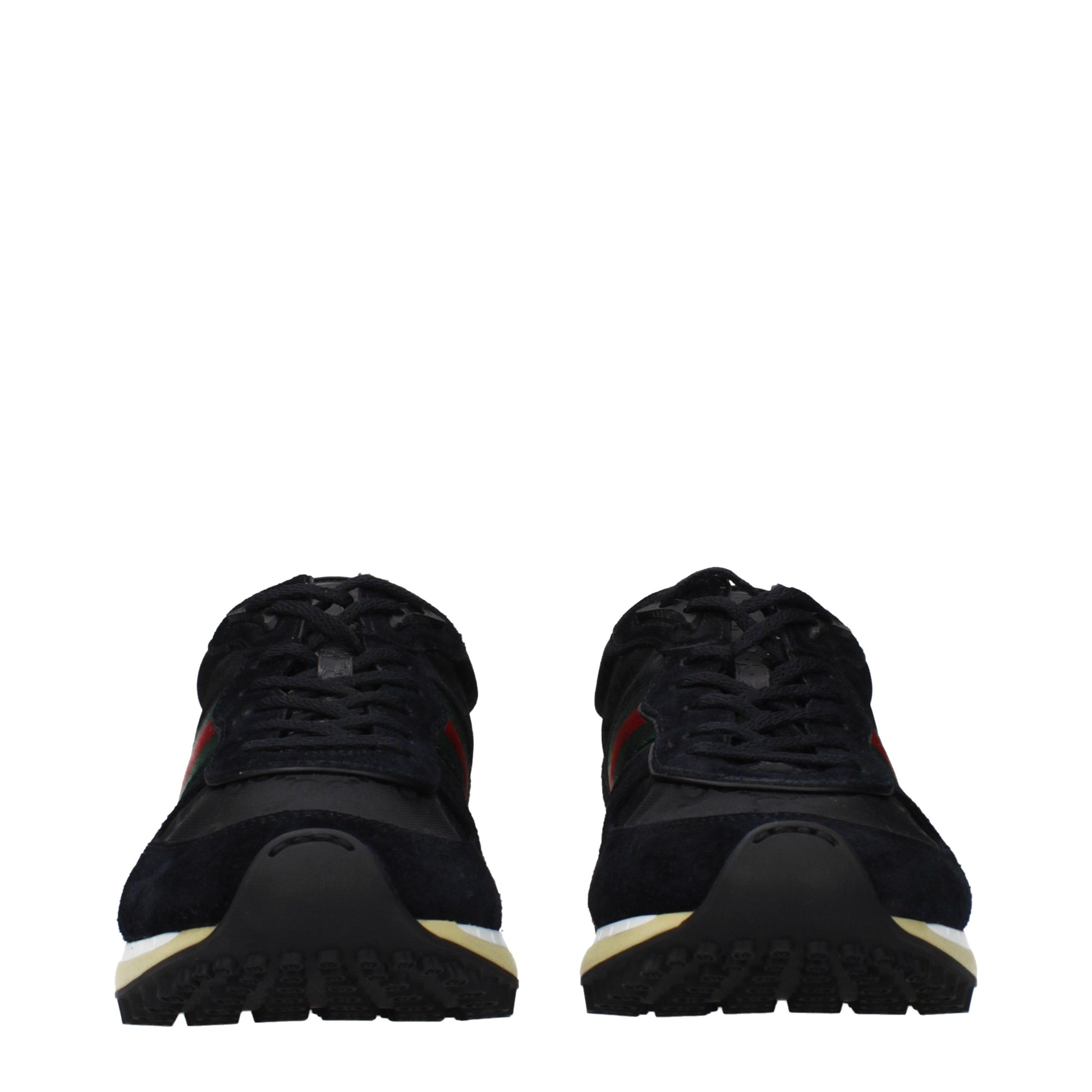 Gucci Sneakers Men Fabric  Black
