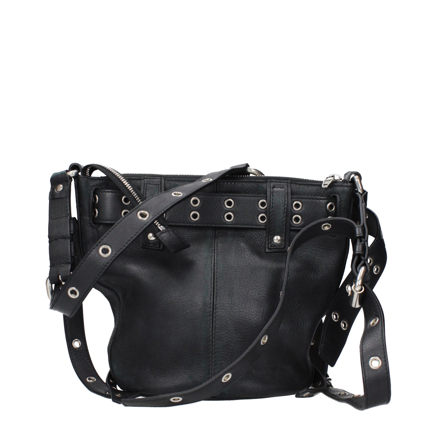 Balenciaga Crossbody Bags Women Leather Black