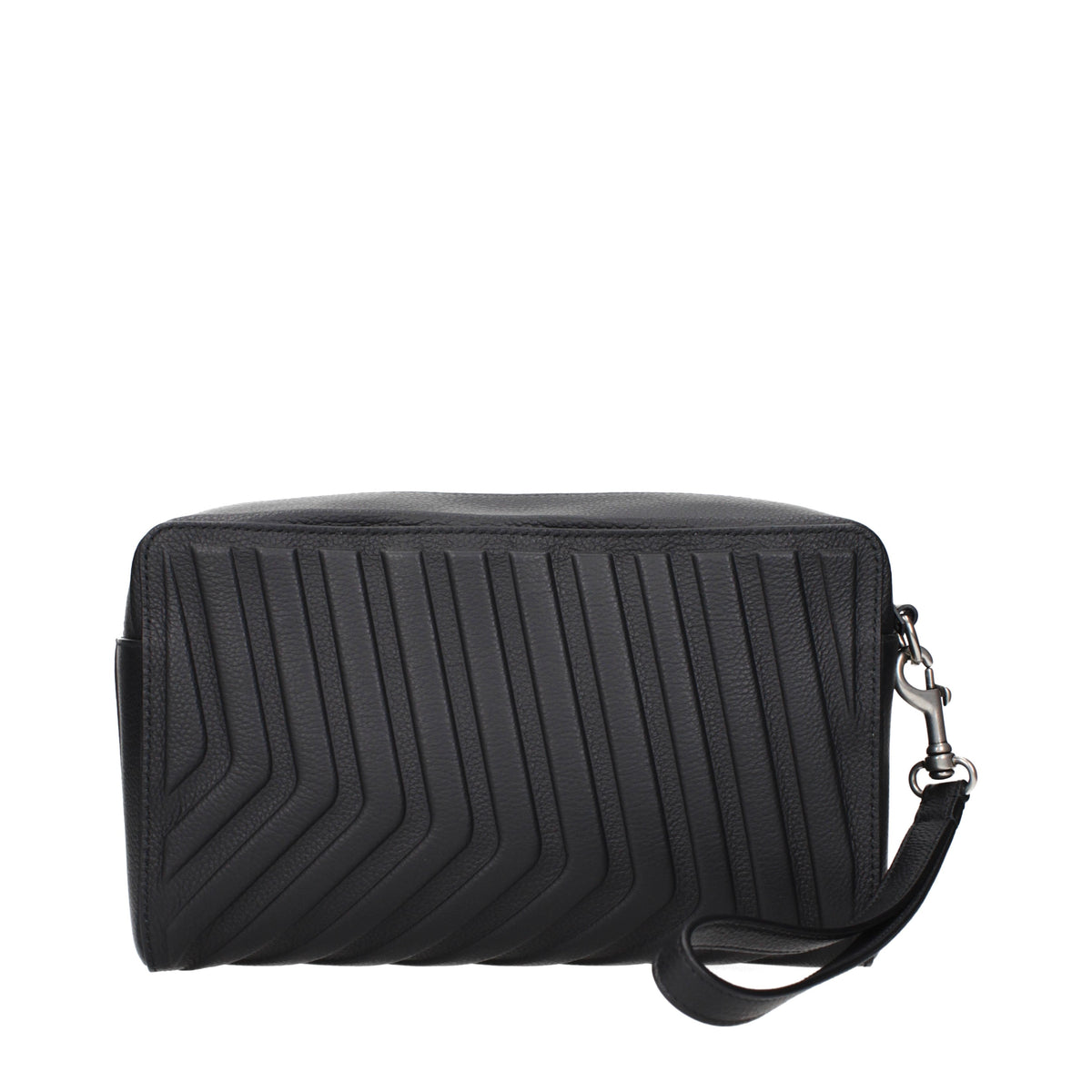 Balenciaga Clutches Men Leather Black