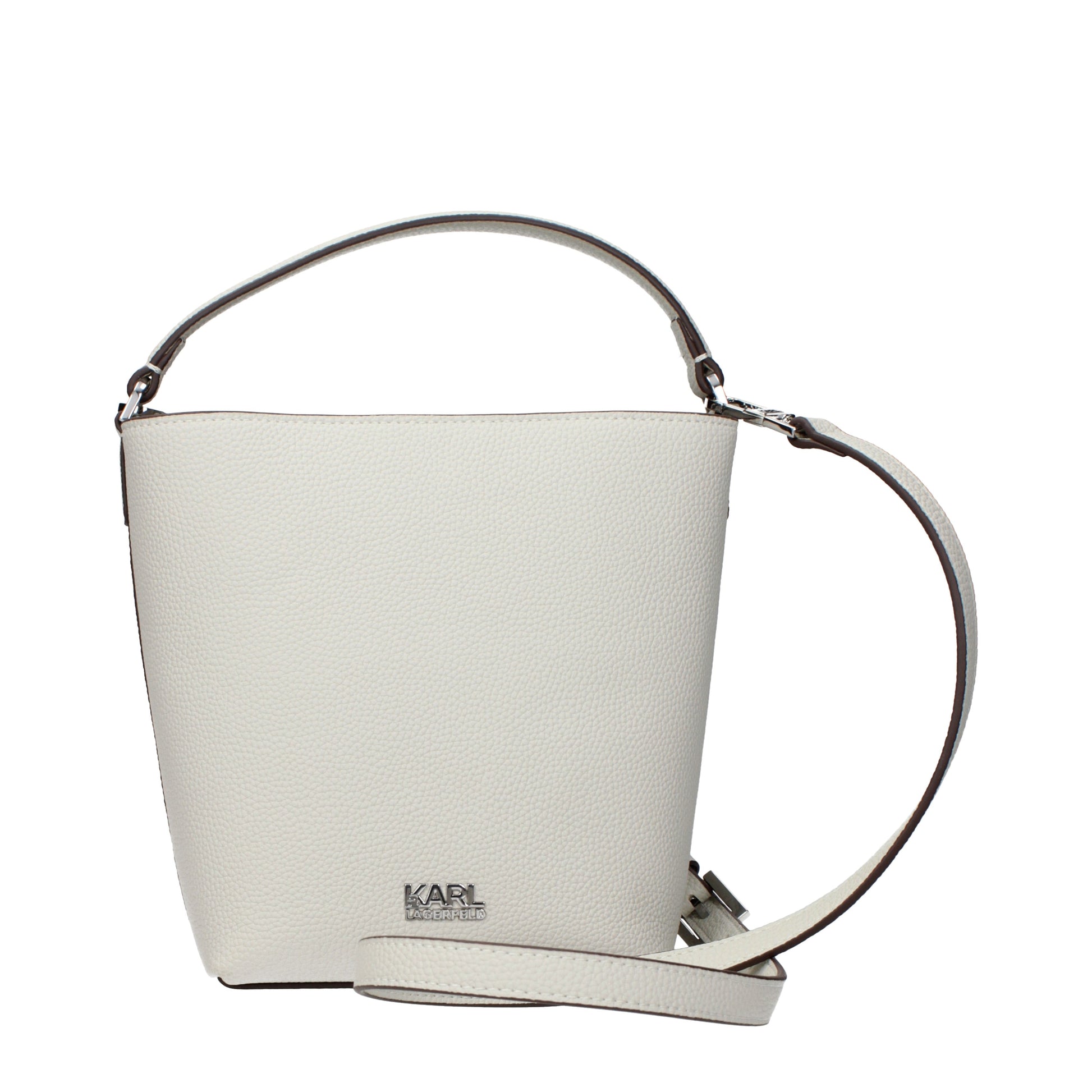 Karl Lagerfeld Handbags Women Leather Gray/Cement