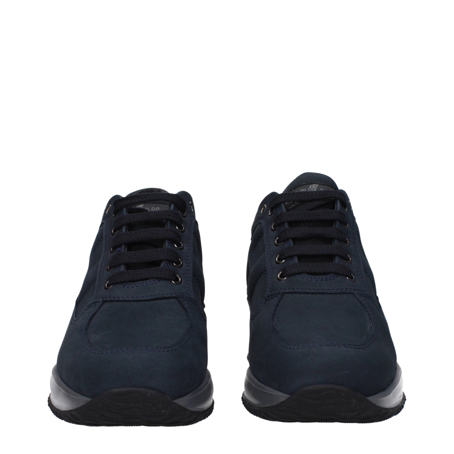 Hogan Men's Sneakers in Suede Blue/Denim