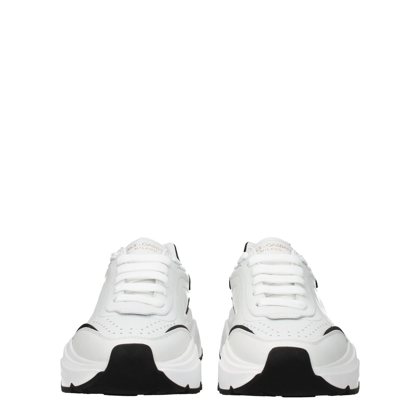 Dolce&Gabbana Men's Sneakers in Leather White/Black