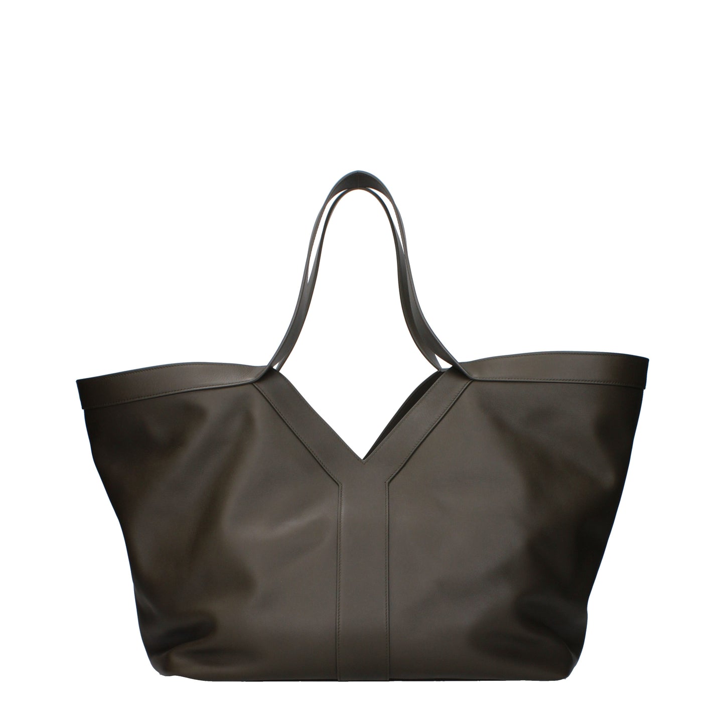 Saint Laurent Shoulder Bags Women Leather Green/Moss