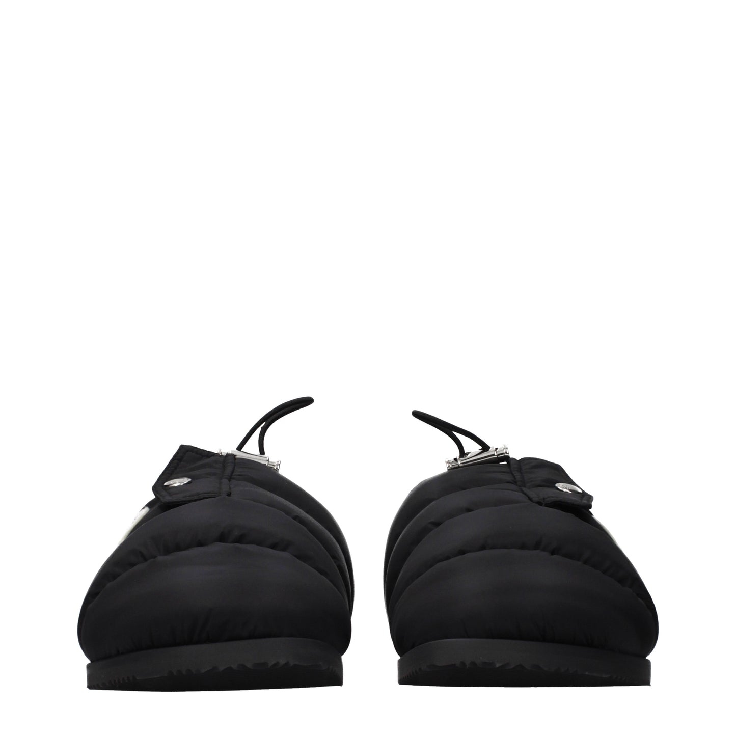 Moncler Slippers and Clogs Women Fabric  Black
