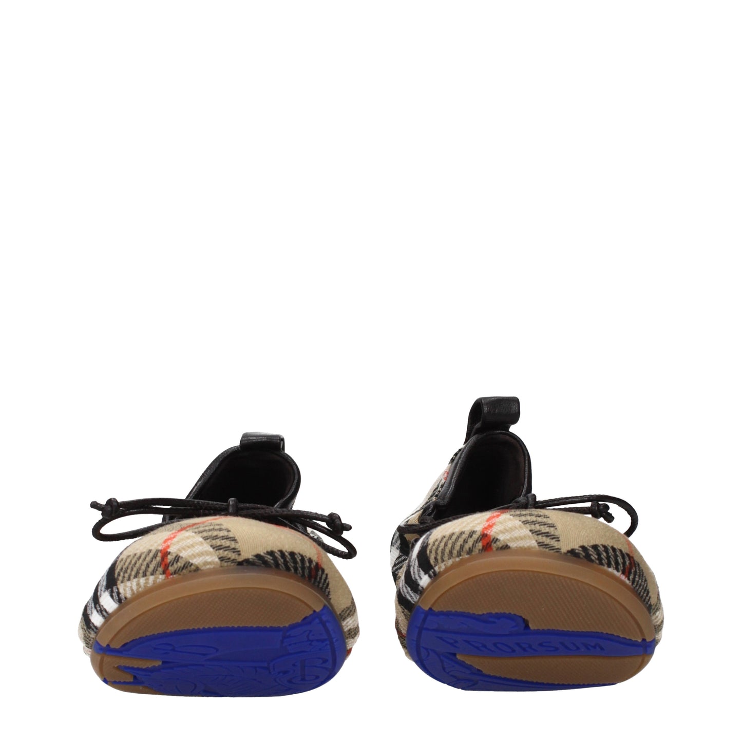 Burberry Ballet Flats Women Fabric  Beige/Black