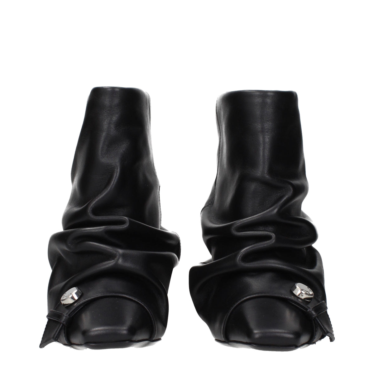 The Attico Ankle Boots Women Leather Black