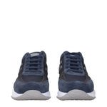 Hogan Sneakers Men Suede Blue/Dark Grey