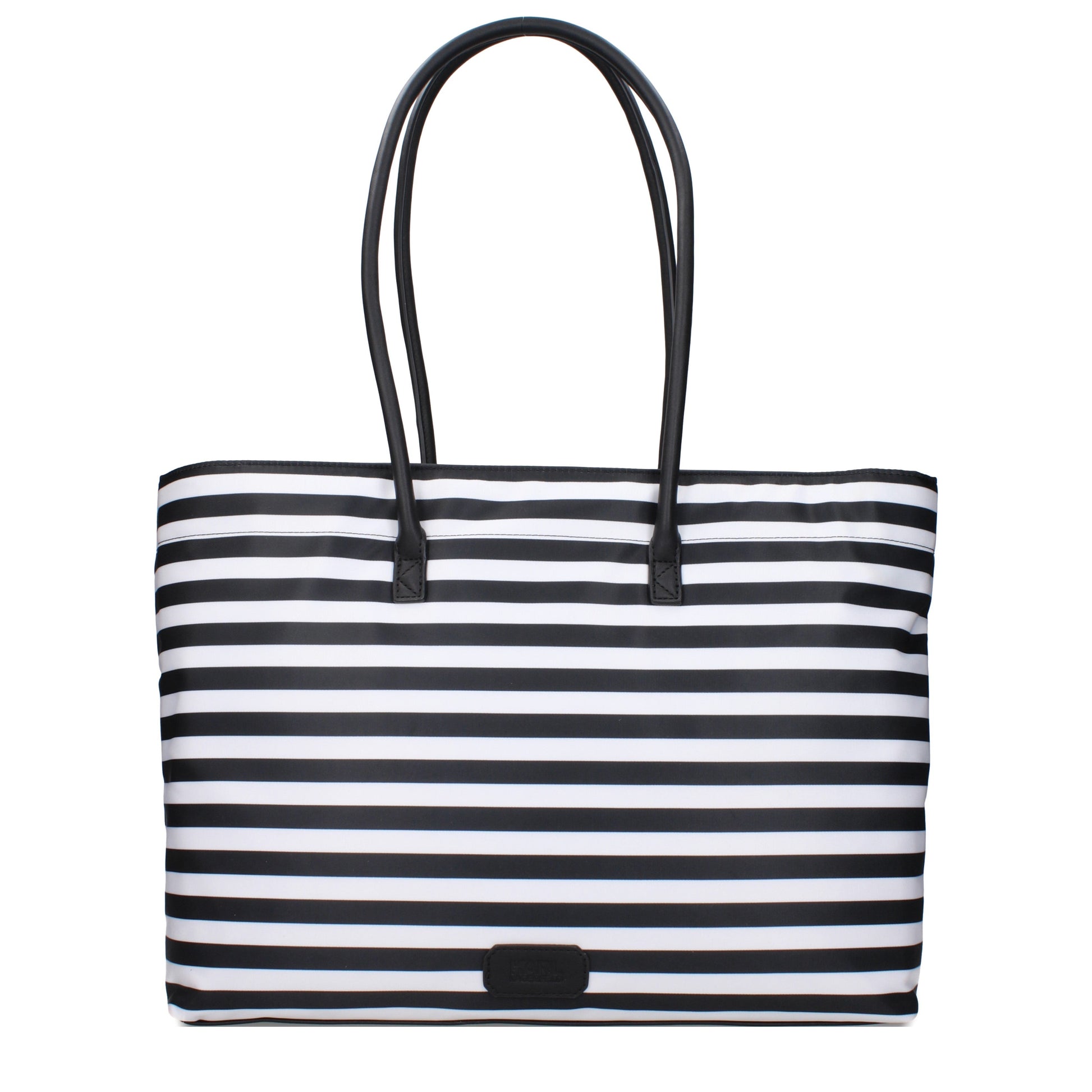 Karl Lagerfeld Shoulder Bags Women Fabric  Black/White