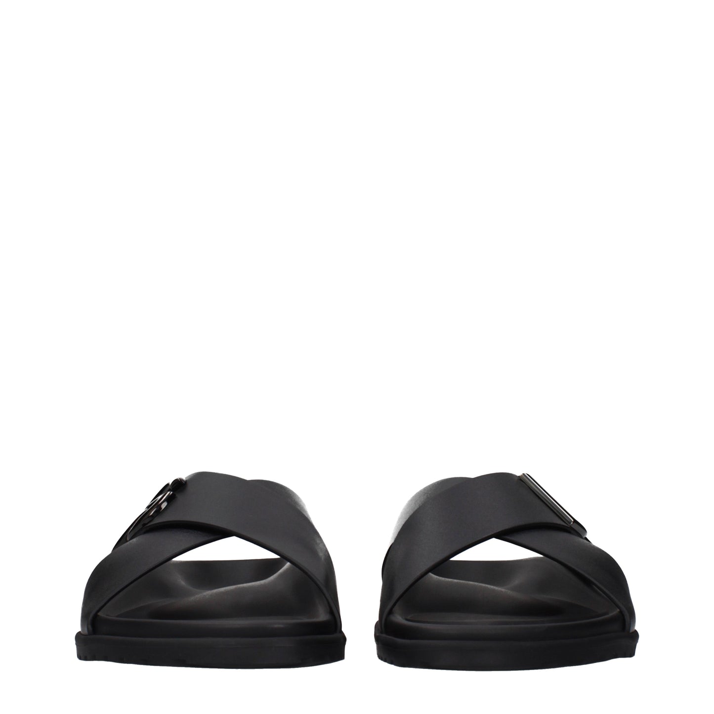 Dolce&Gabbana Slippers and Clogs Men Leather Black