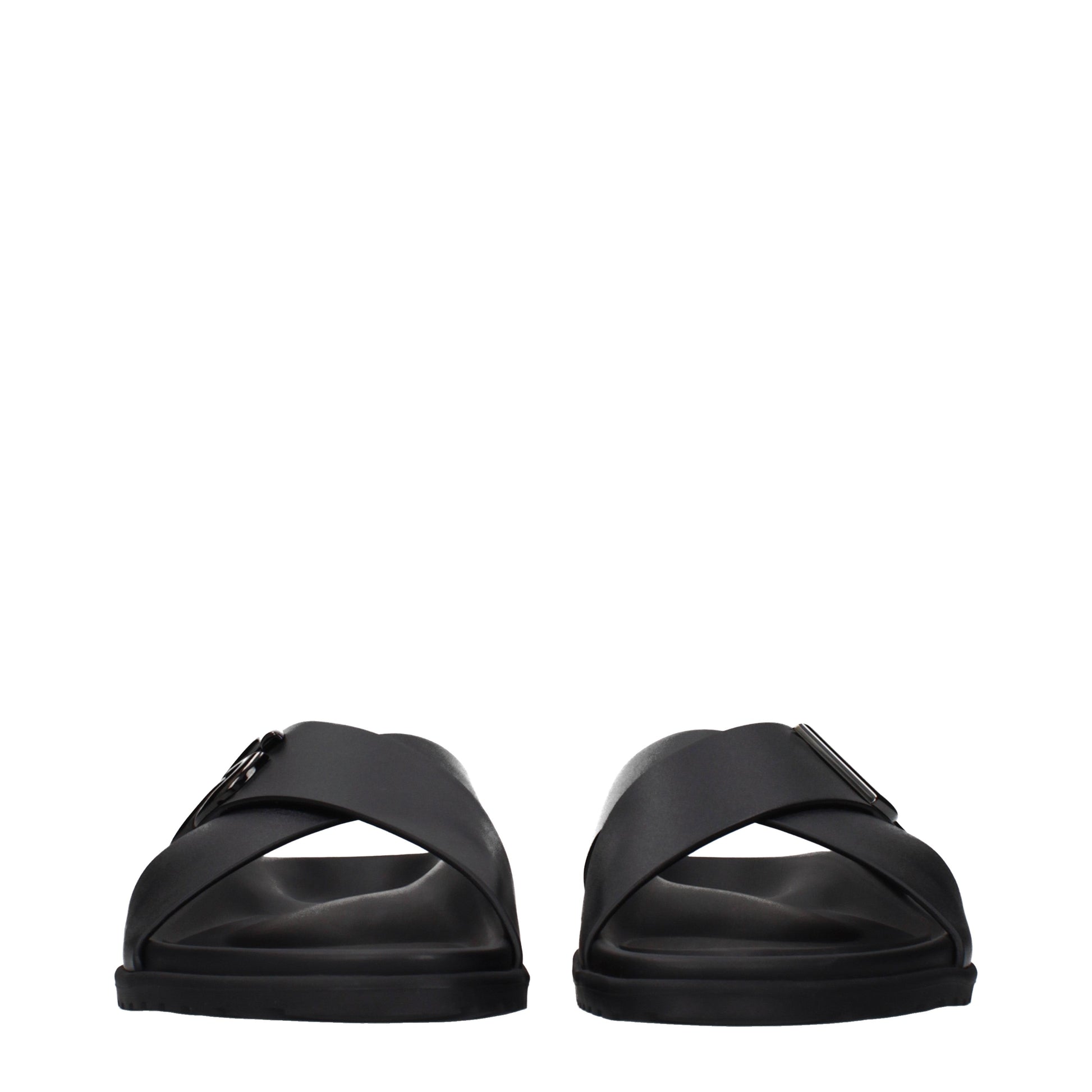 Dolce&Gabbana Slippers and Clogs Men Leather Black