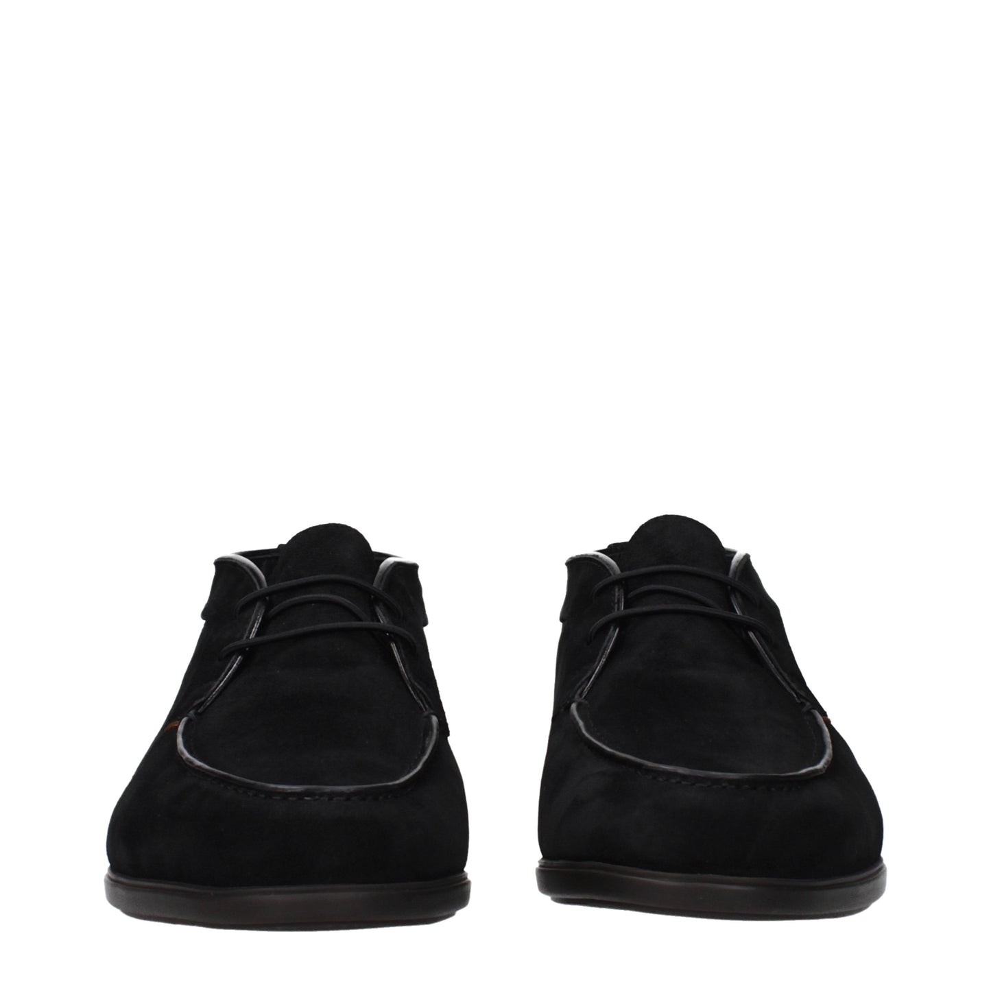 Santoni Ankle Boots Men Suede Black