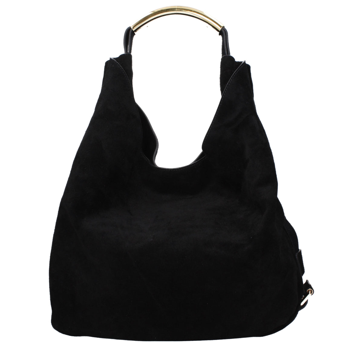 Moschino Shoulder Bags Women Suede Black