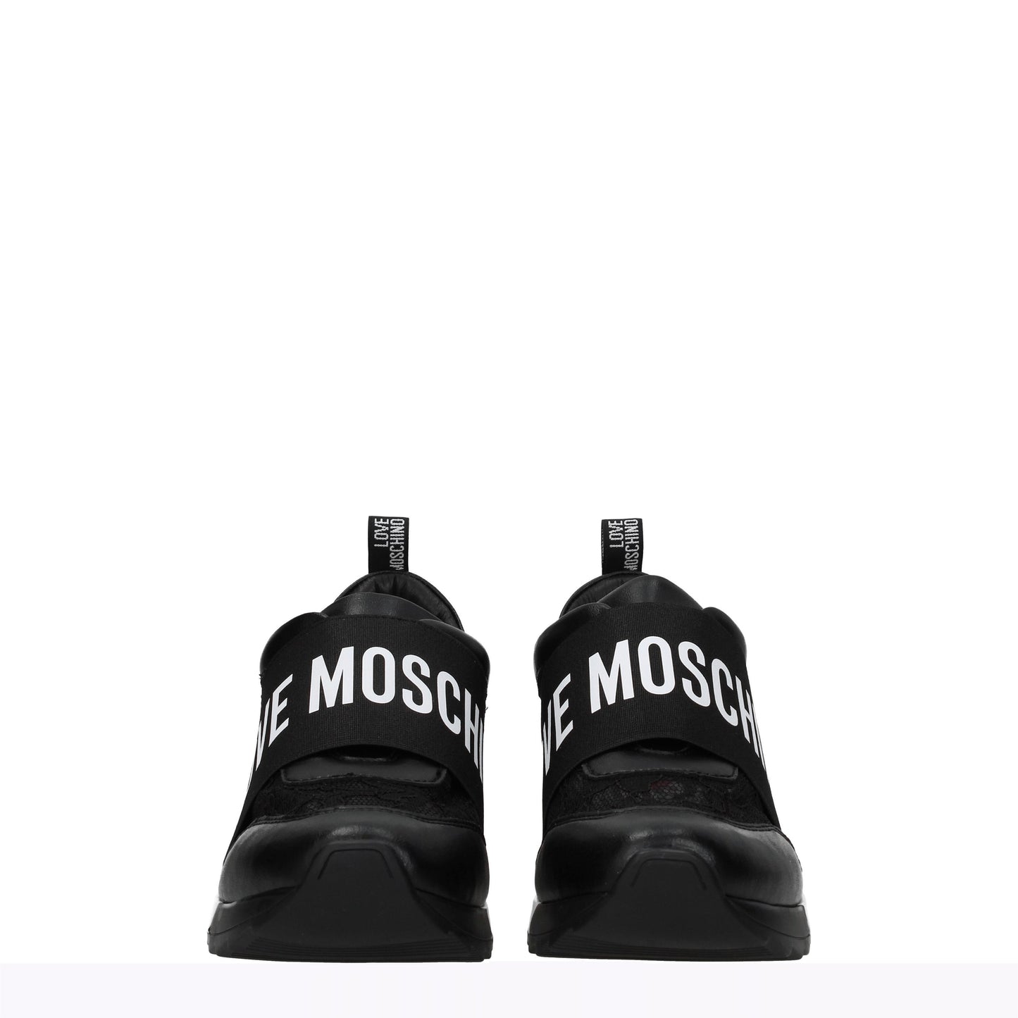 Love Moschino Women's Sneakers in Lace Black